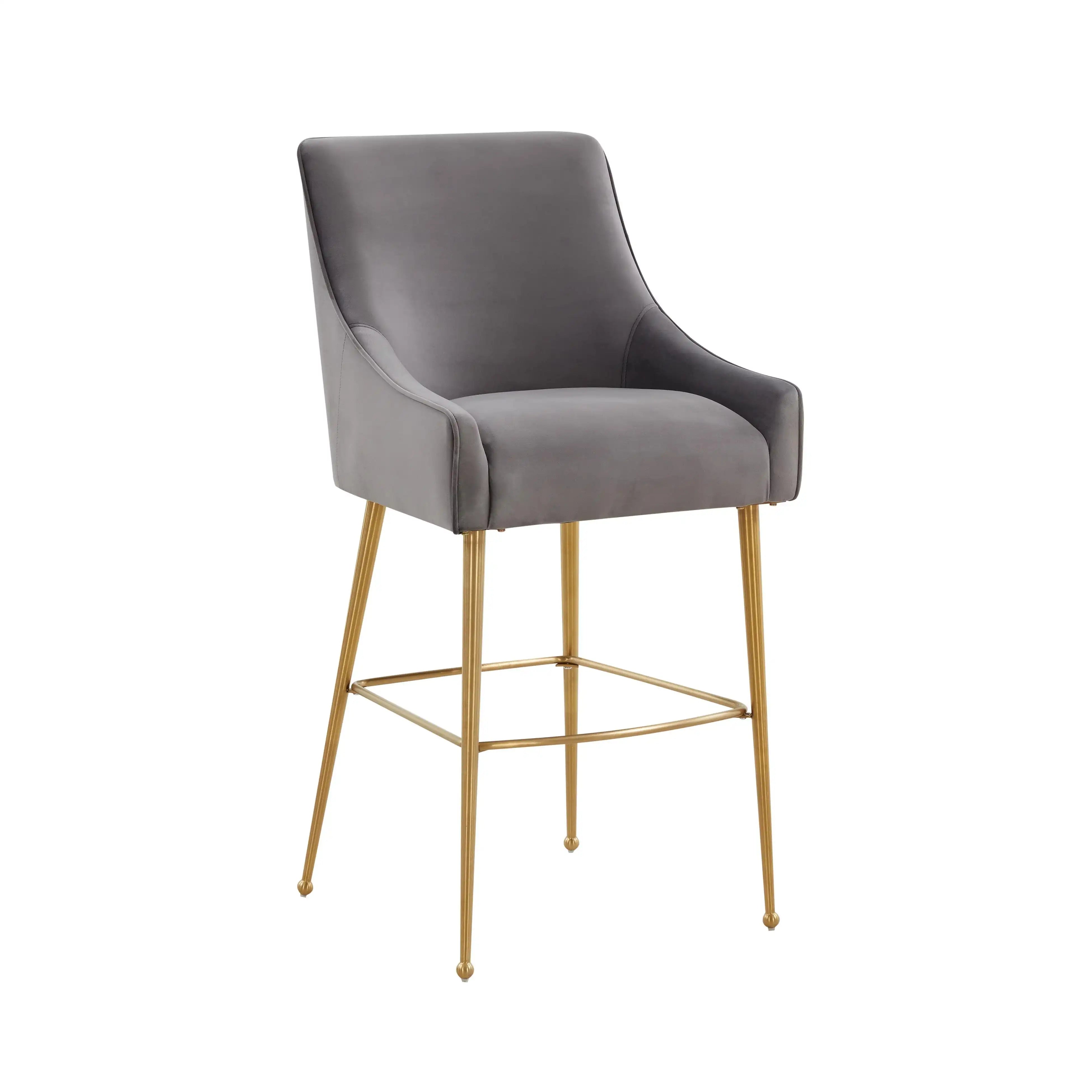 Beatrix - Velvet Stool - Best Buy Furniture