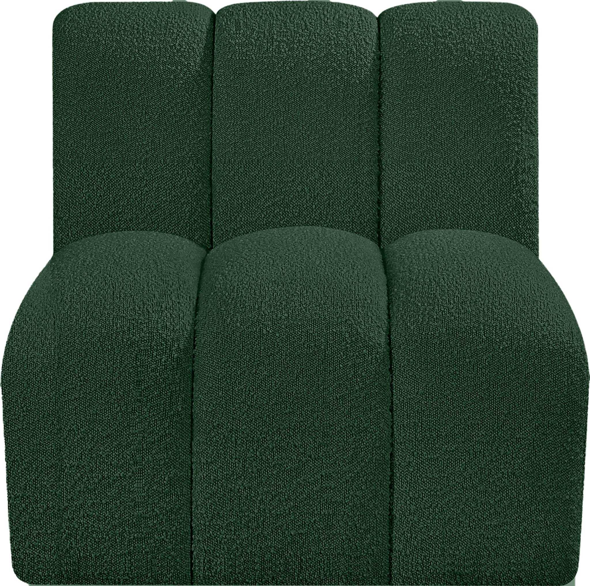 Arc - Boucle Fabric Straight Chair