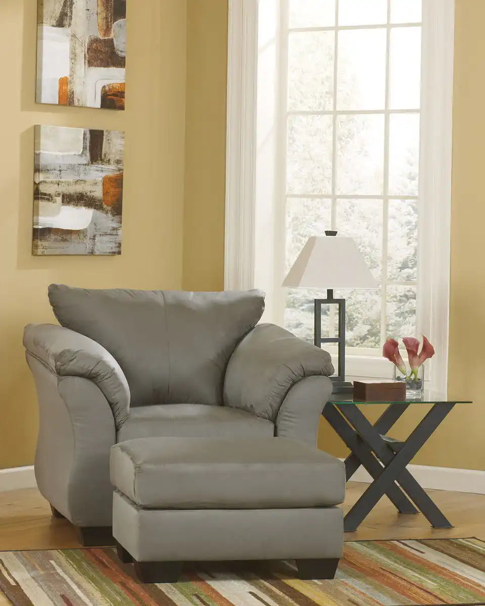 Darcy - Chair With Ottoman - Best Buy Furniture