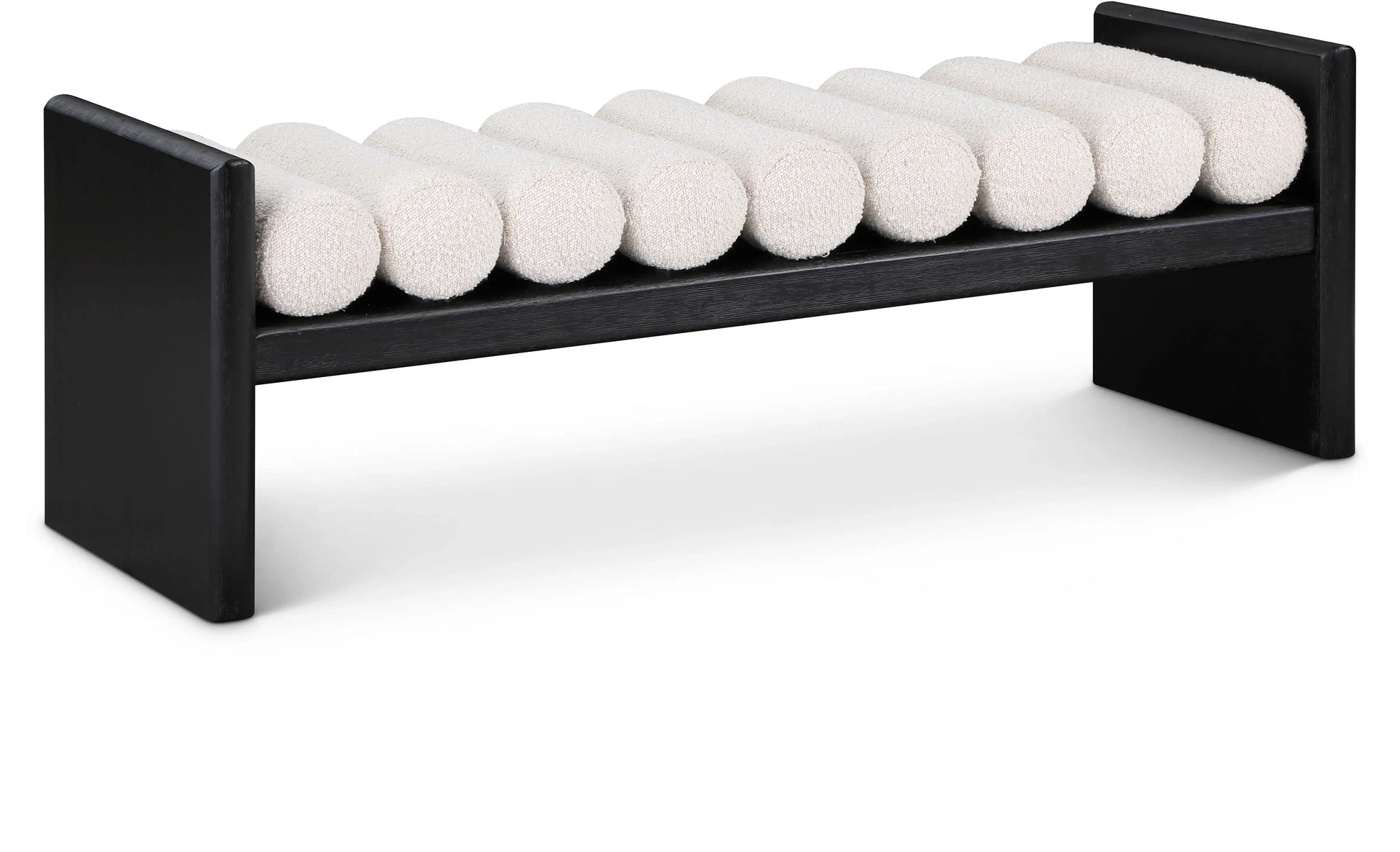 Waverly - Bench With Black Frame - Best Buy Furniture