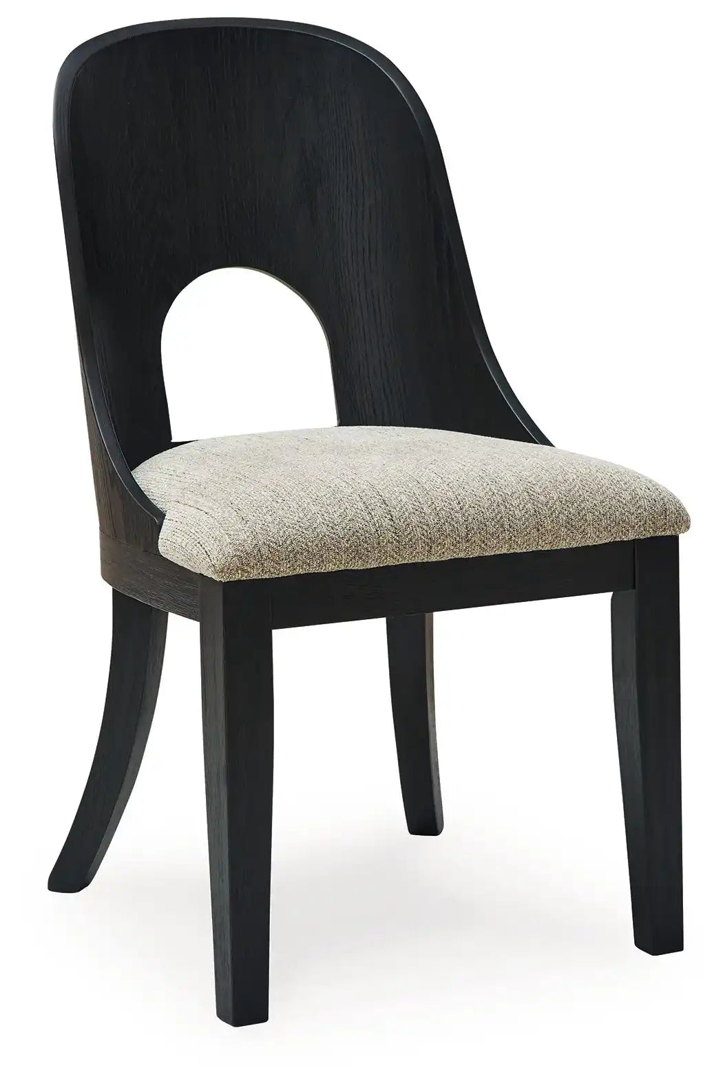 Rowanbeck - Dining Upholstered Side Chair (Set of 2) - Gray / Black - Best Buy Furniture