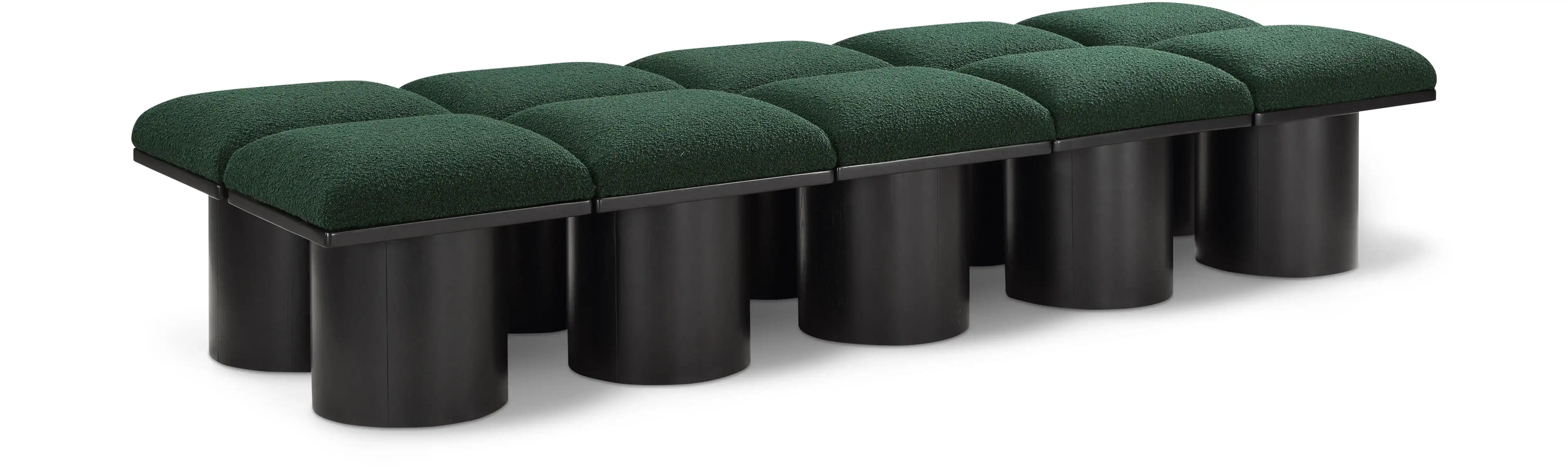 Pavilion - 10 Piece Modular Bench With Black Base - Best Buy Furniture