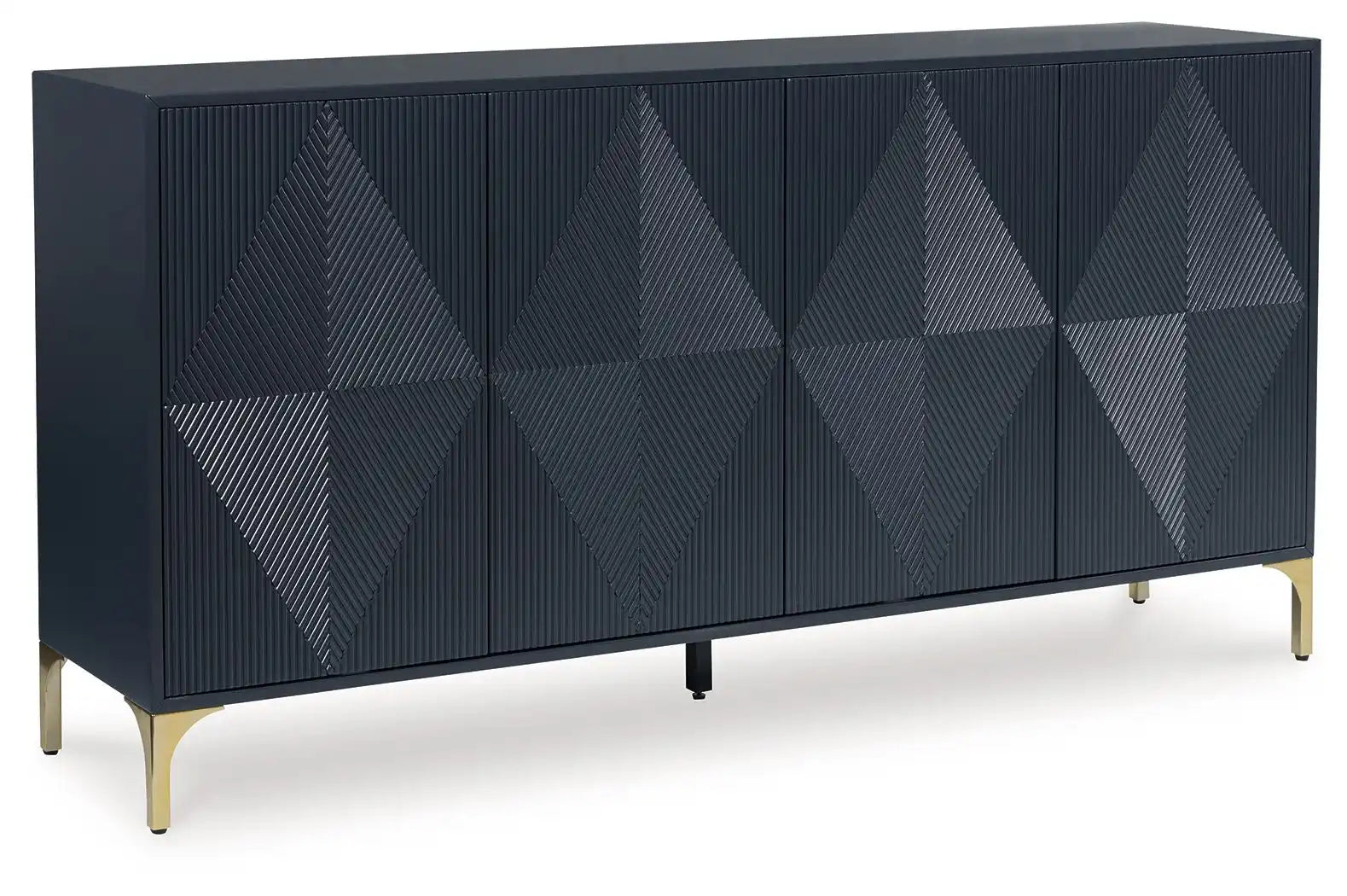 Loirwick - Accent Cabinet - Dark Blue - Best Buy Furniture