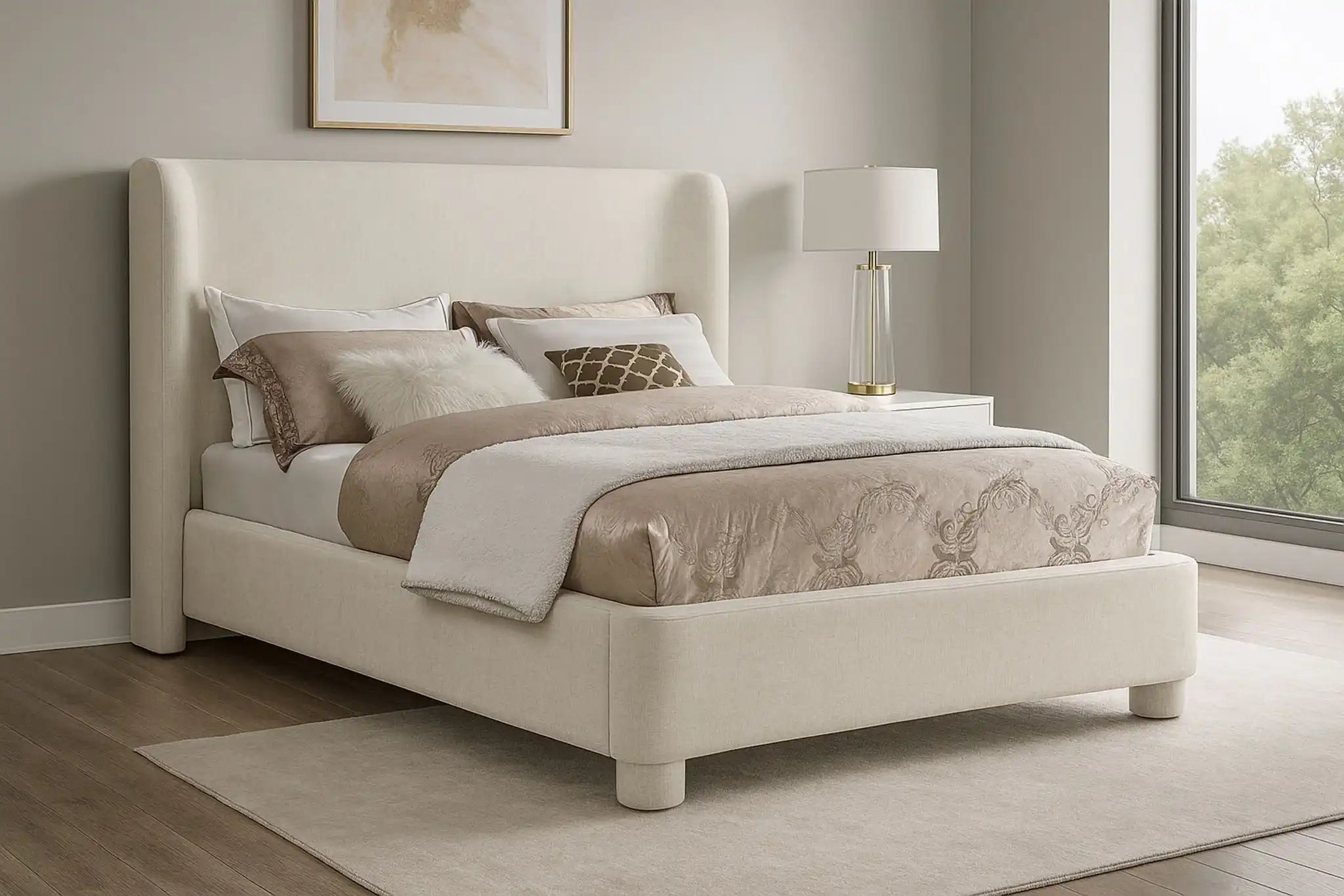 Penny - Chenille Fabric Bed