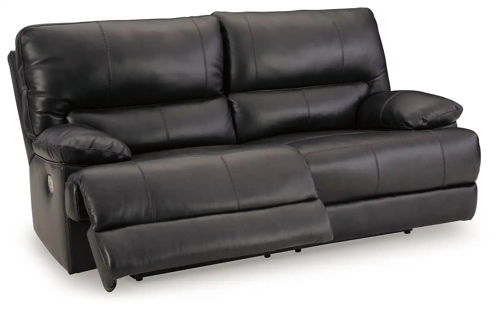 Mountainous - 2 Seat Power Reclining Sofa With Adj Headrest - Eclipse - Best Buy Furniture