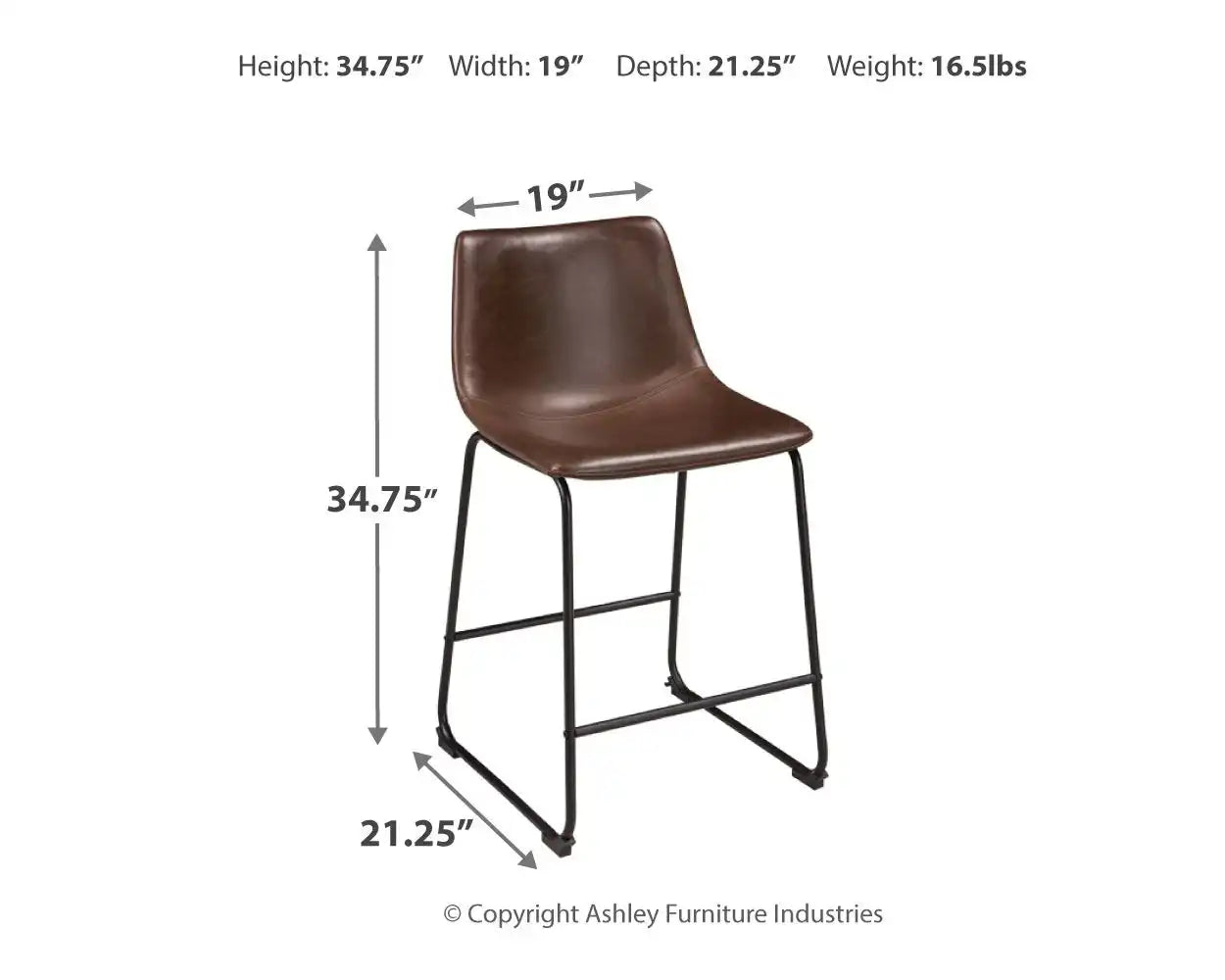 Centiar - Upholstered Barstool (Set of 2) - Best Buy Furniture