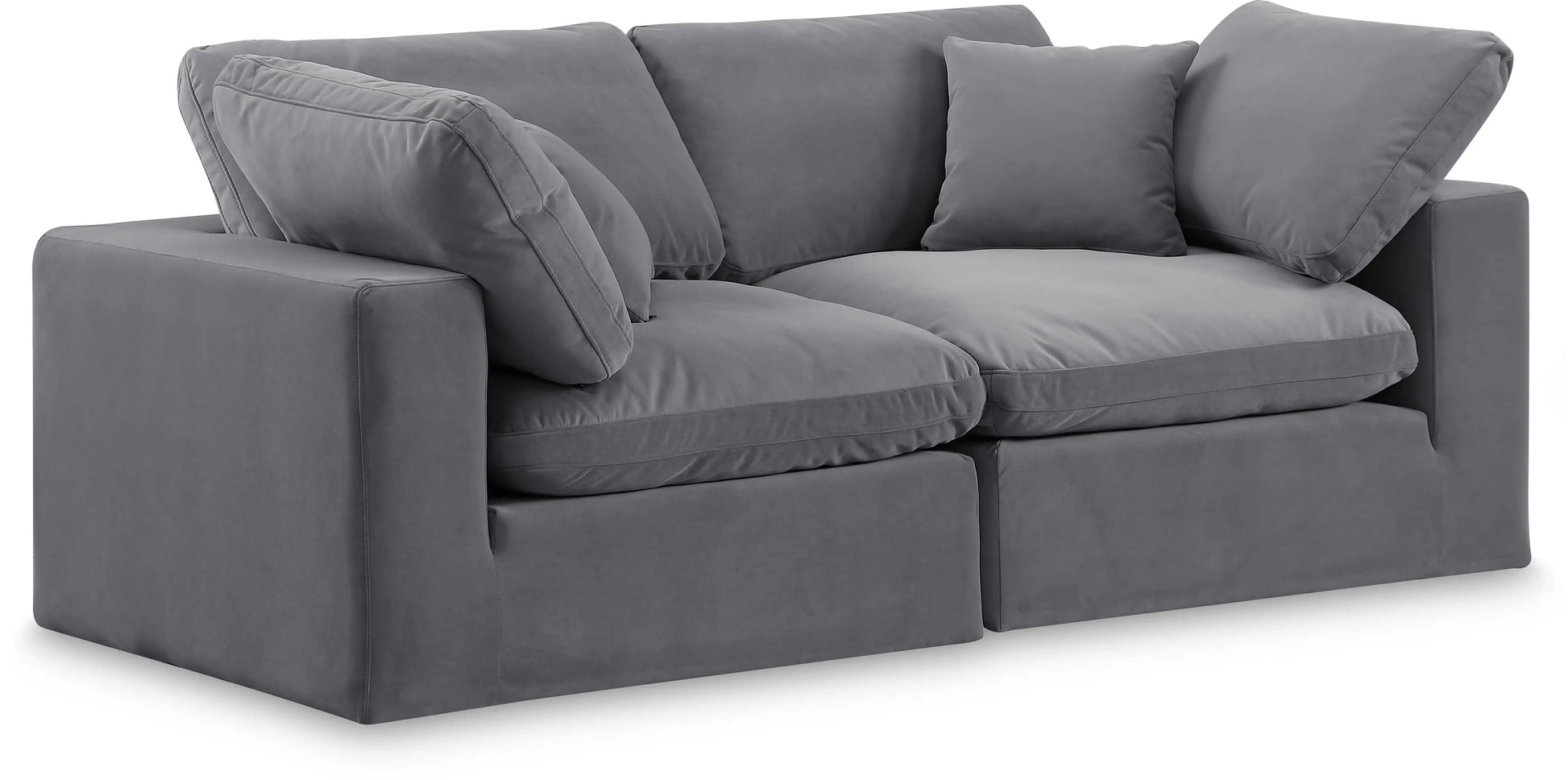 Comfy - Velvet Modular Sofa 2 Seats - Best Buy Furniture
