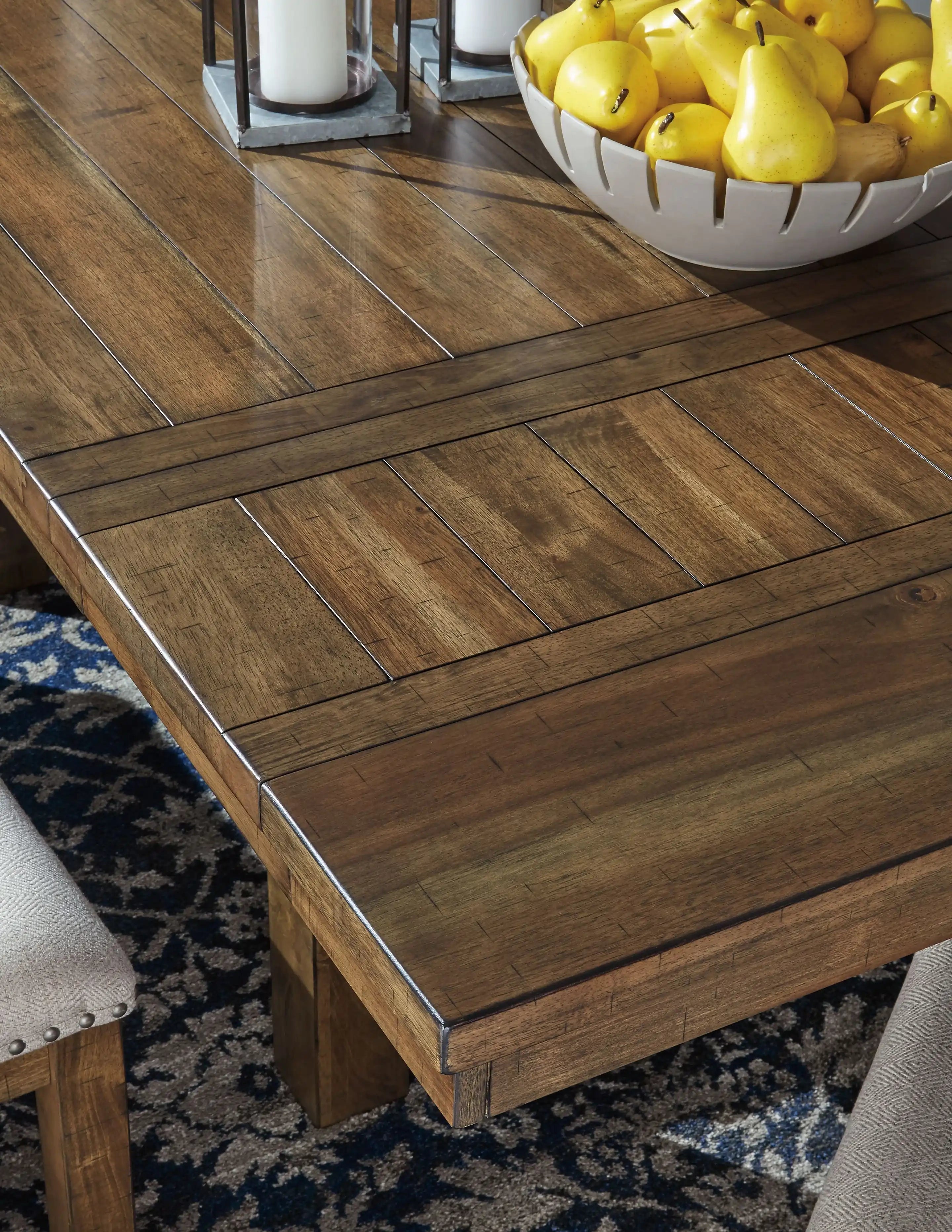 Moriville - Rectangular Dining Room Extension Table - Grayish Brown - Best Buy Furniture