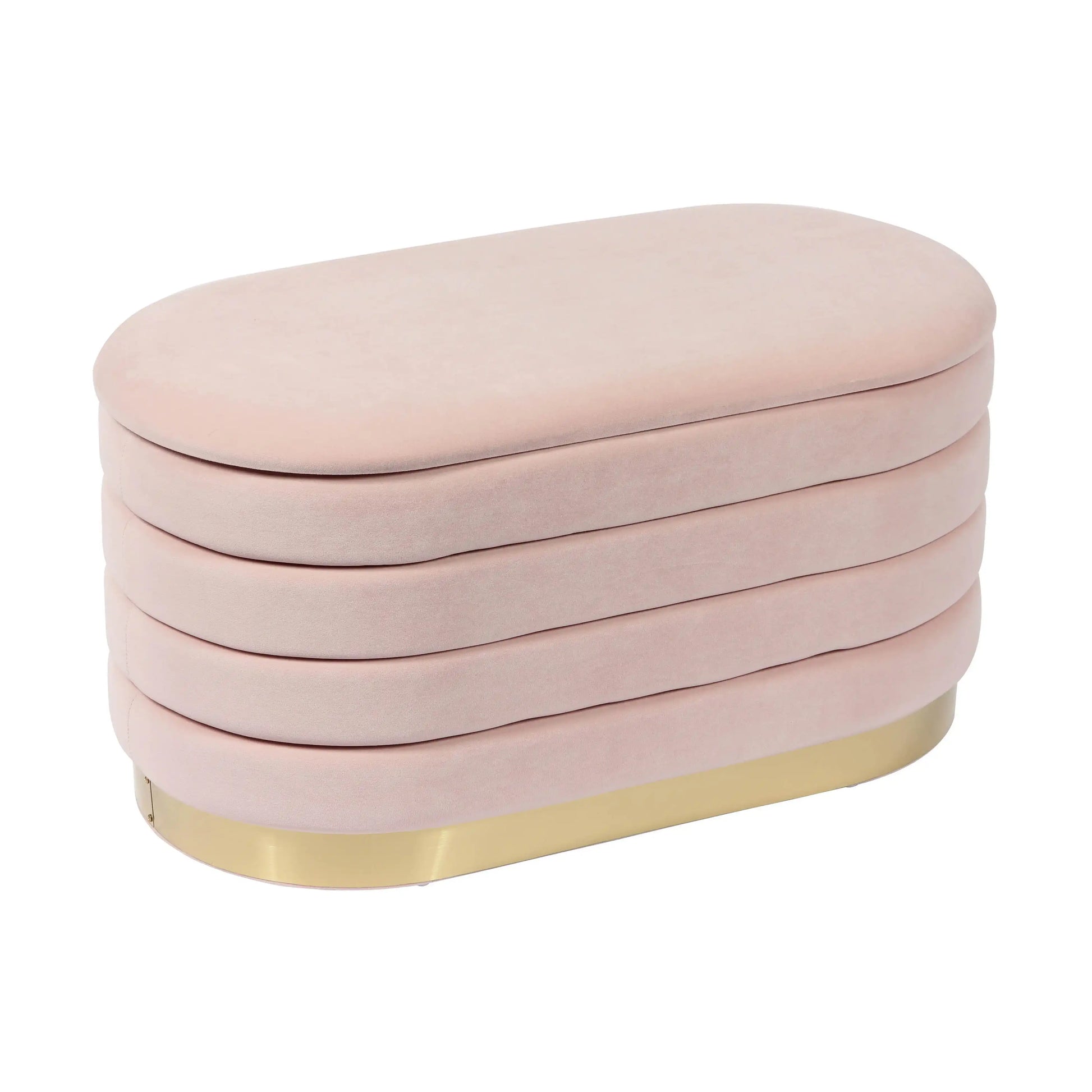 Lillian - Velvet Storage Bench - Best Buy Furniture