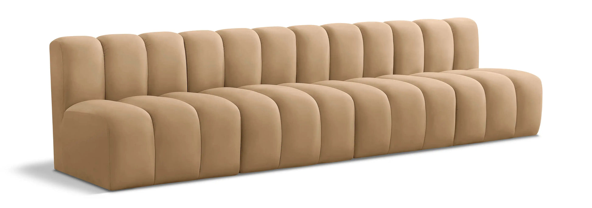 Arc - Velvet 4 Seats Modular Sofa - Best Buy Furniture