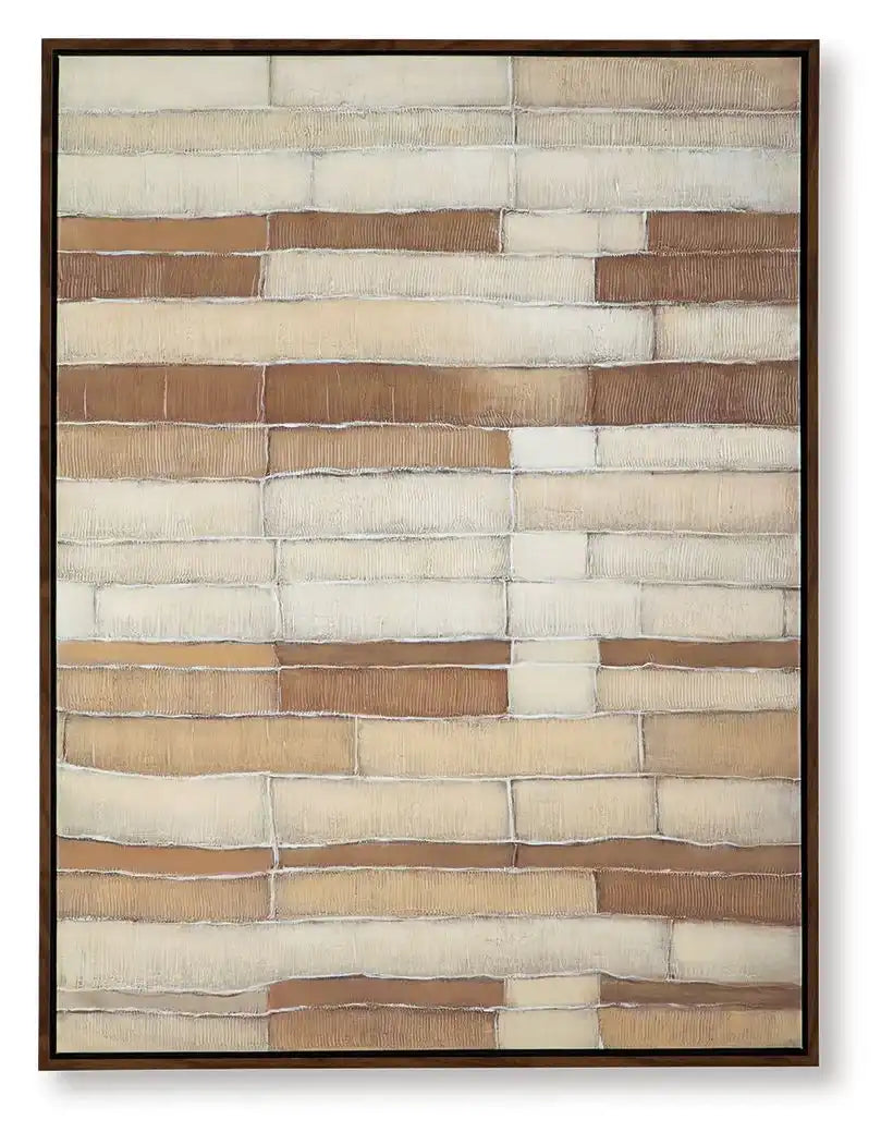 Kalanmore - Wall Art - Brown / Tan / White - Best Buy Furniture
