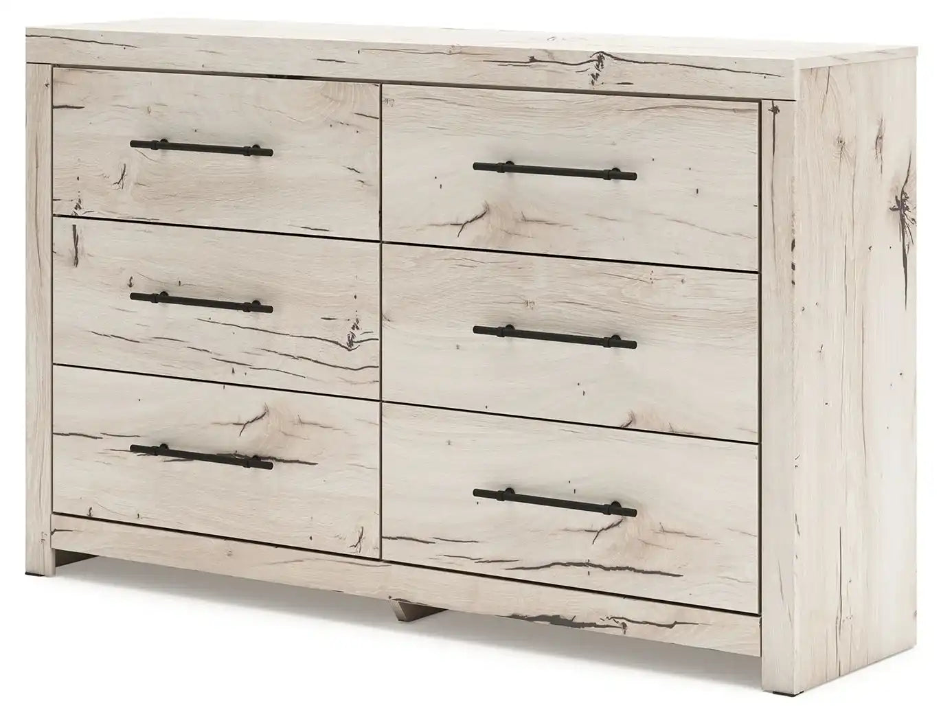 Lawroy - Six Drawer Dresser - Light Natural - Best Buy Furniture