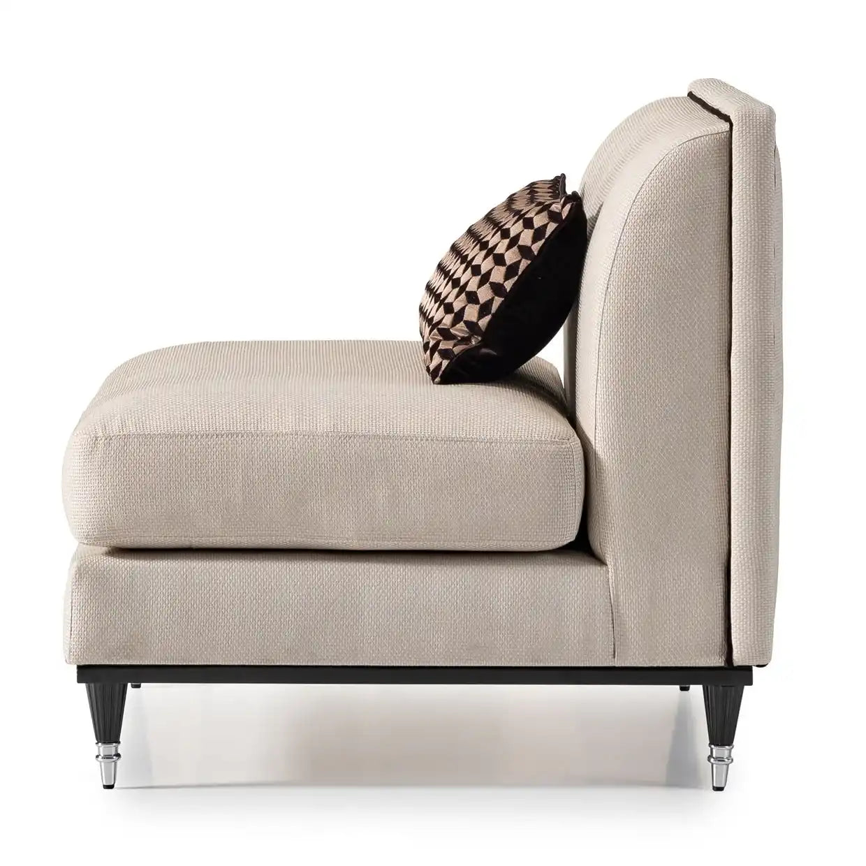 La Francaise - Armless Accent Chair - Best Buy Furniture