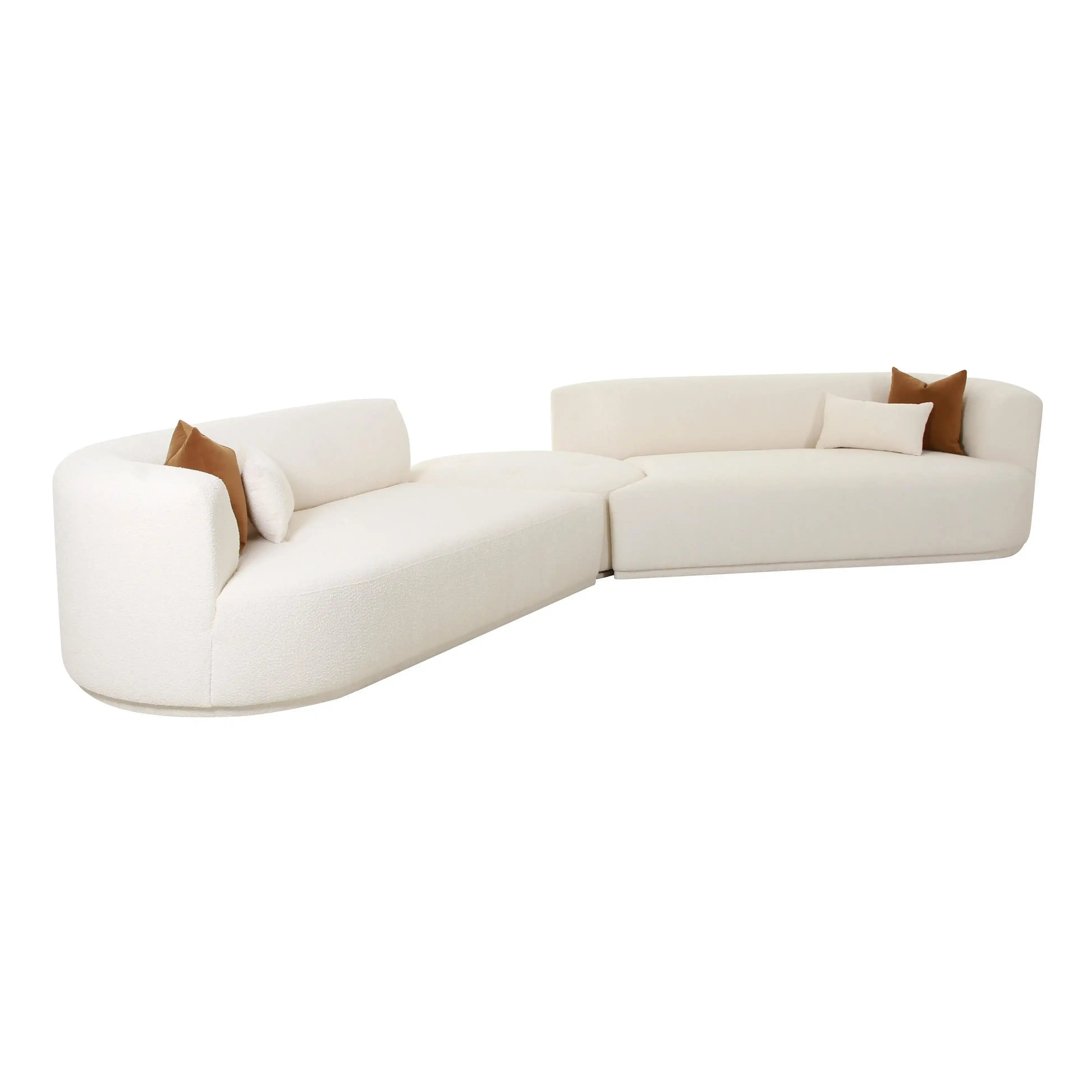 Fickle - Boucle Modular Sectional - Best Buy Furniture