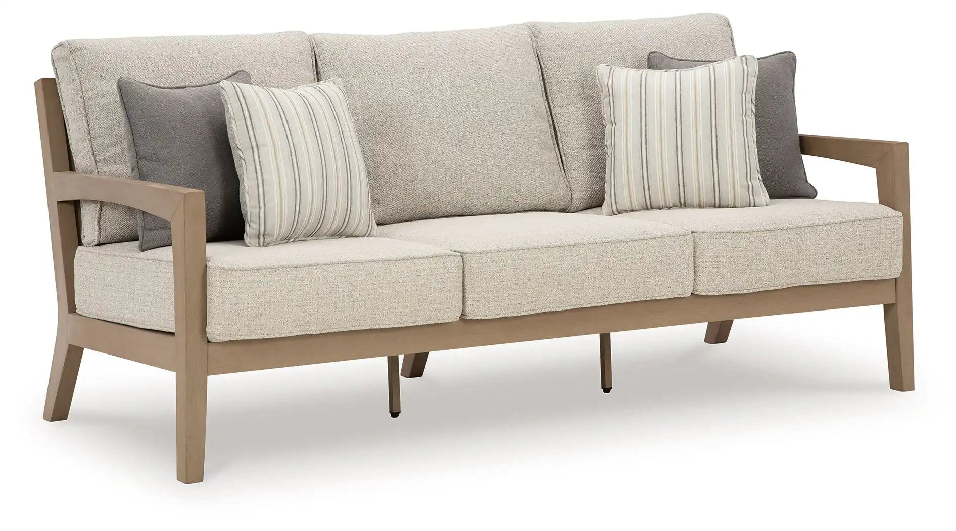 Hallow Creek - Sofa With Cushion - Driftwood - Best Buy Furniture