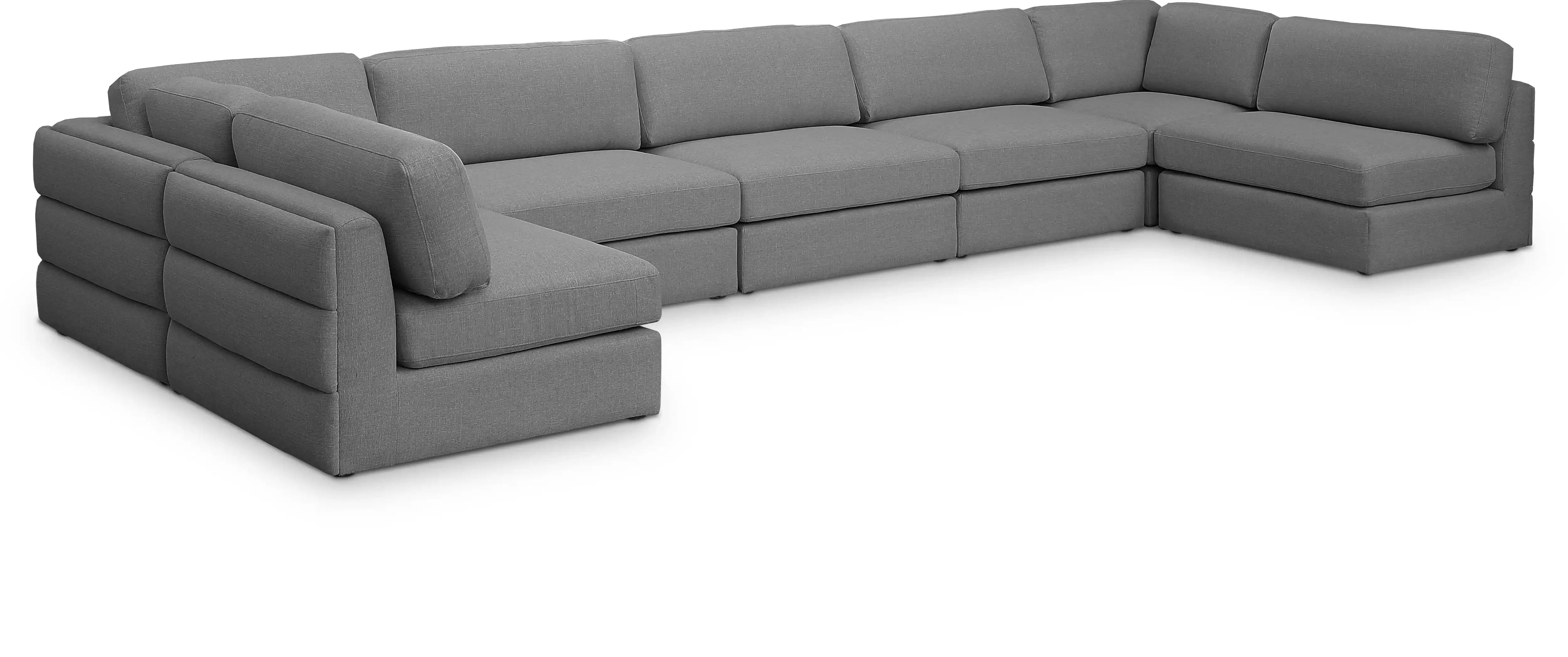 Beckham - 7 Piece Modular Sectional - Best Buy Furniture