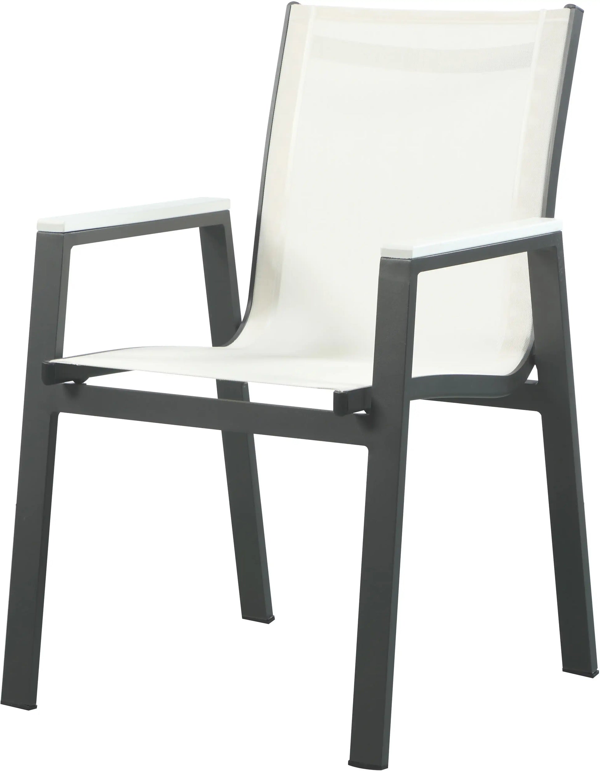 Nizuc - Outdoor Patio Dining Arm Chair With Gray Frame (Set of 2) - Best Buy Furniture