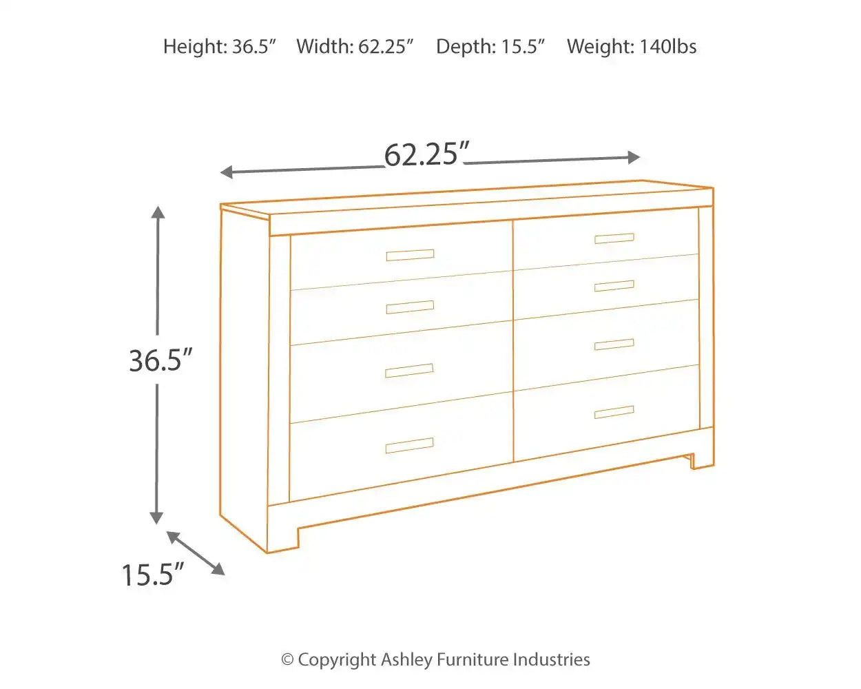 Culverbach - Dresser - Best Buy Furniture