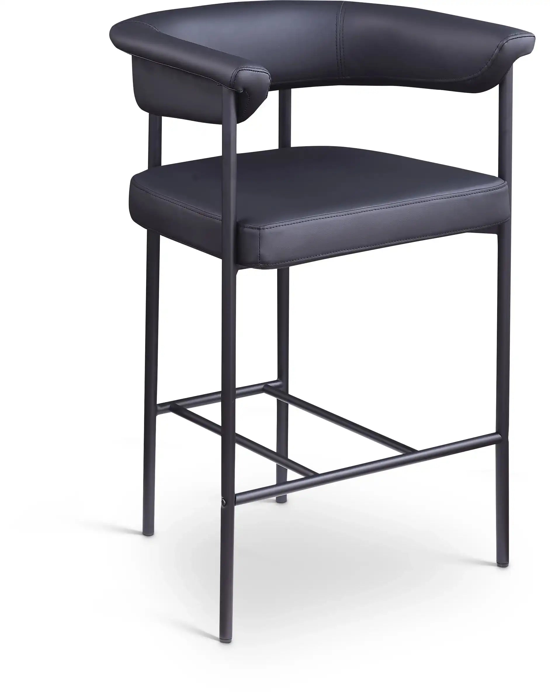 Malin - Faux Leather Counter Stool (Set of 2) - Best Buy Furniture