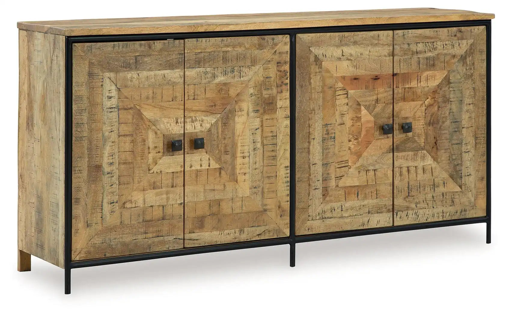Camney - Accent Cabinet - Brown / Black - Best Buy Furniture