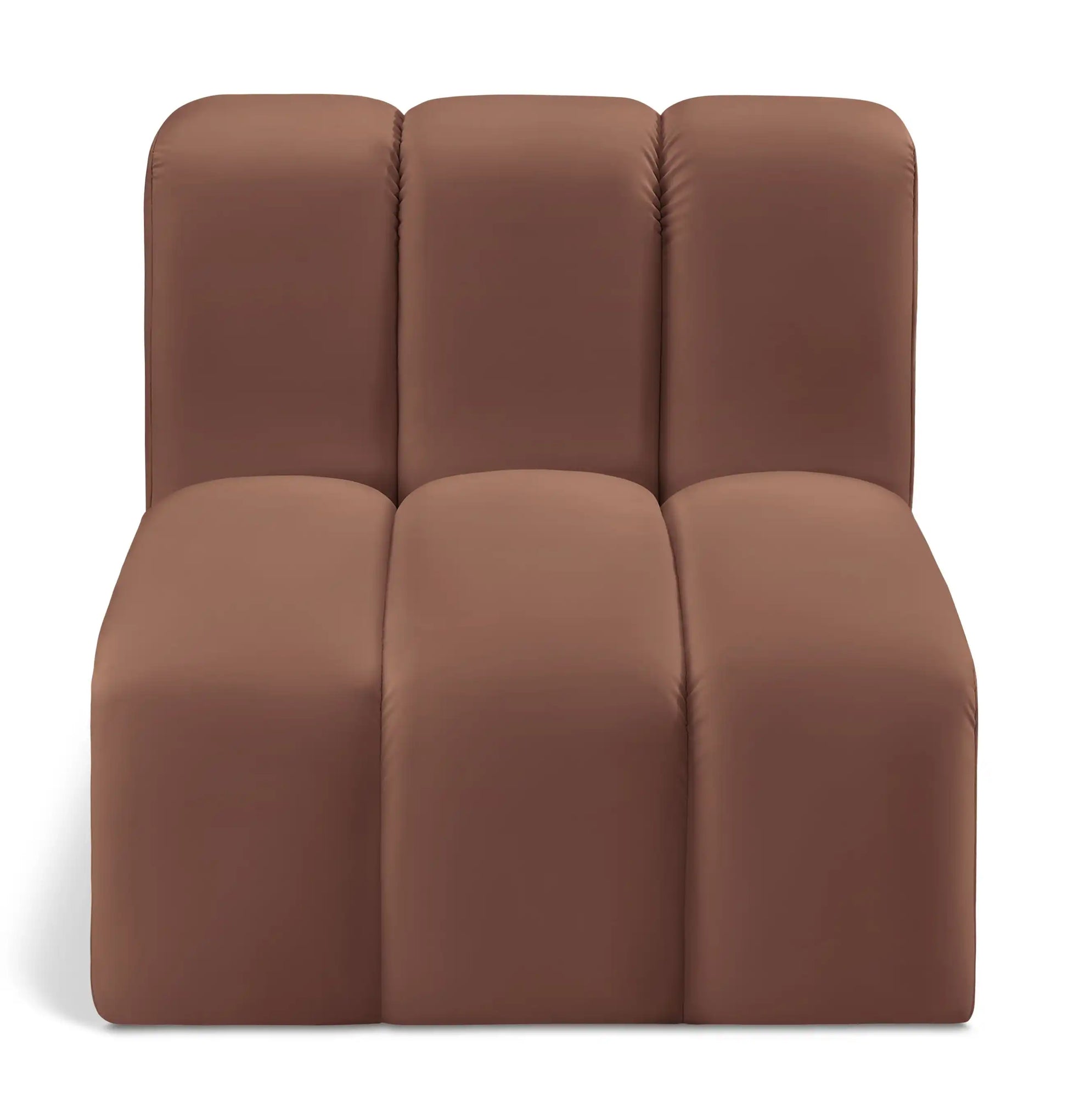 Arc - Faux Leather Straight Chair - Best Buy Furniture