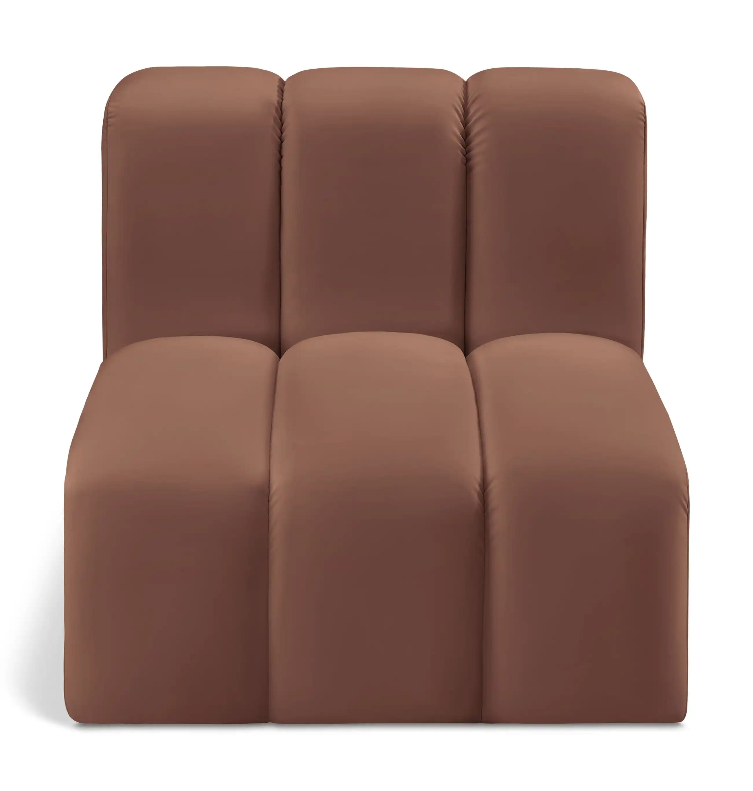 Arc - Faux Leather Straight Chair - Best Buy Furniture