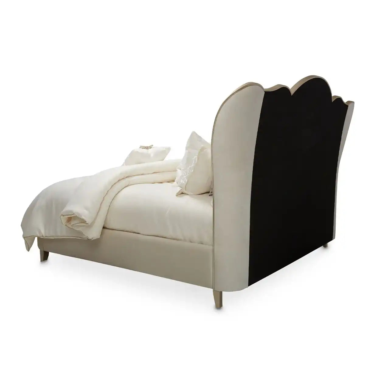 Villa Cherie - Channel Tufted Bed - Caramel - Best Buy Furniture