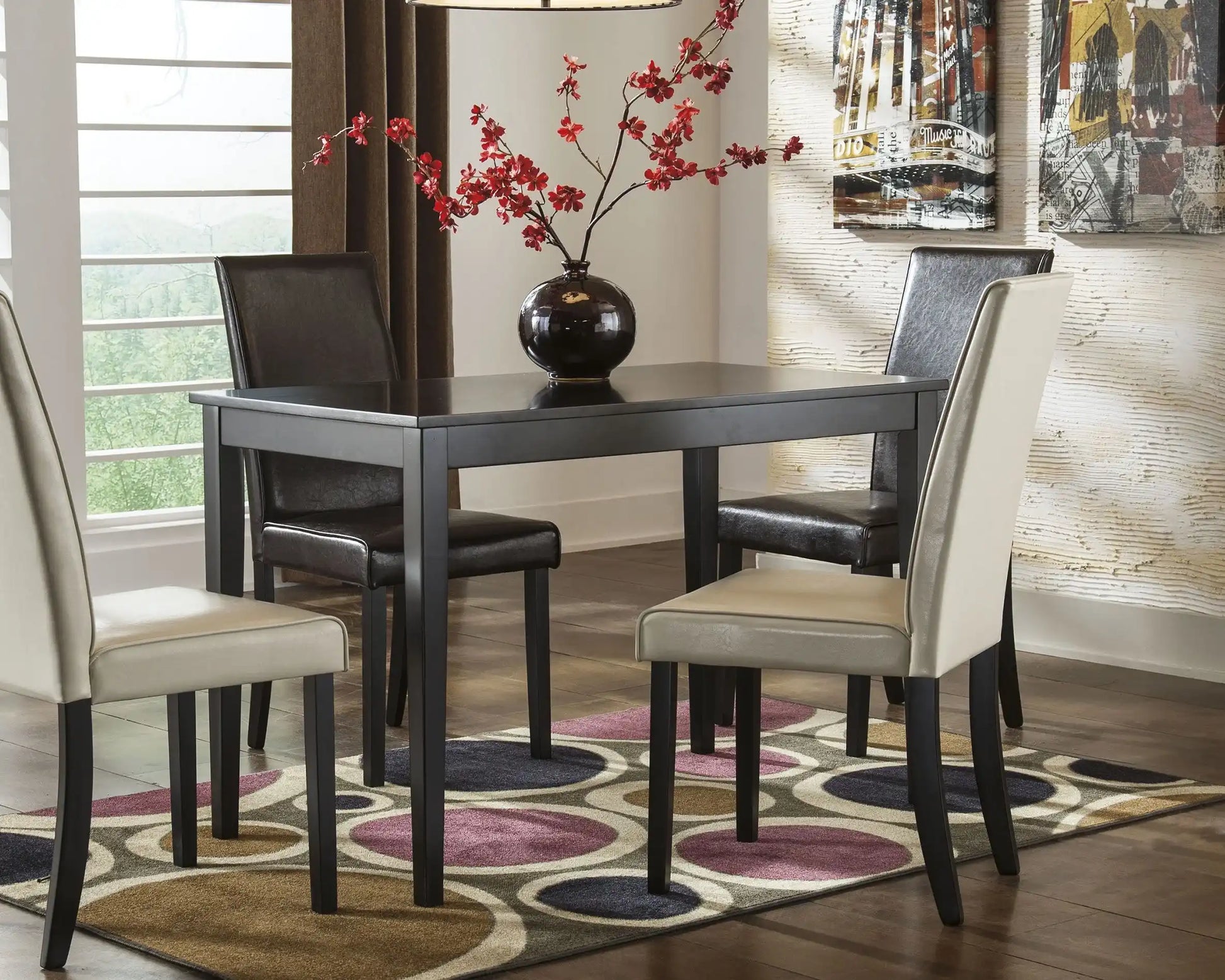 Kimonte - Rectangular Dining Room Table - Dark Brown - Best Buy Furniture
