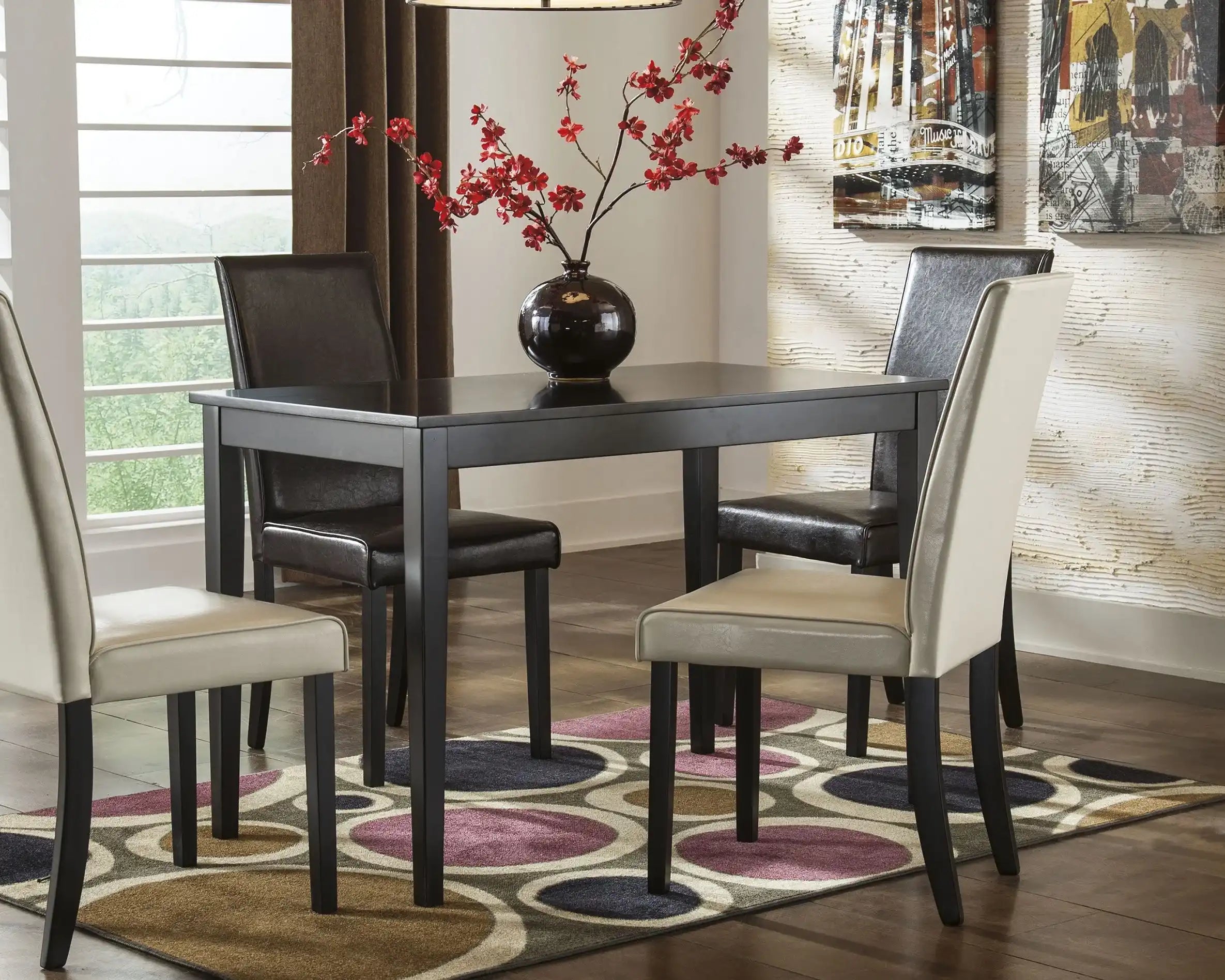 Kimonte - Rectangular Dining Room Table - Dark Brown - Best Buy Furniture