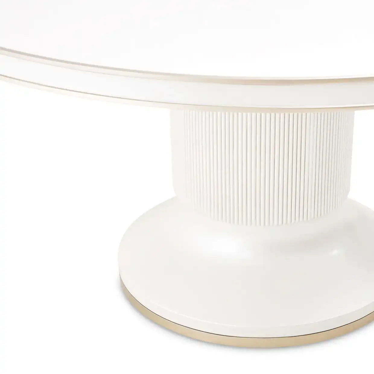La Marisia - Round Dining Table - Creamy Pearl - Best Buy Furniture