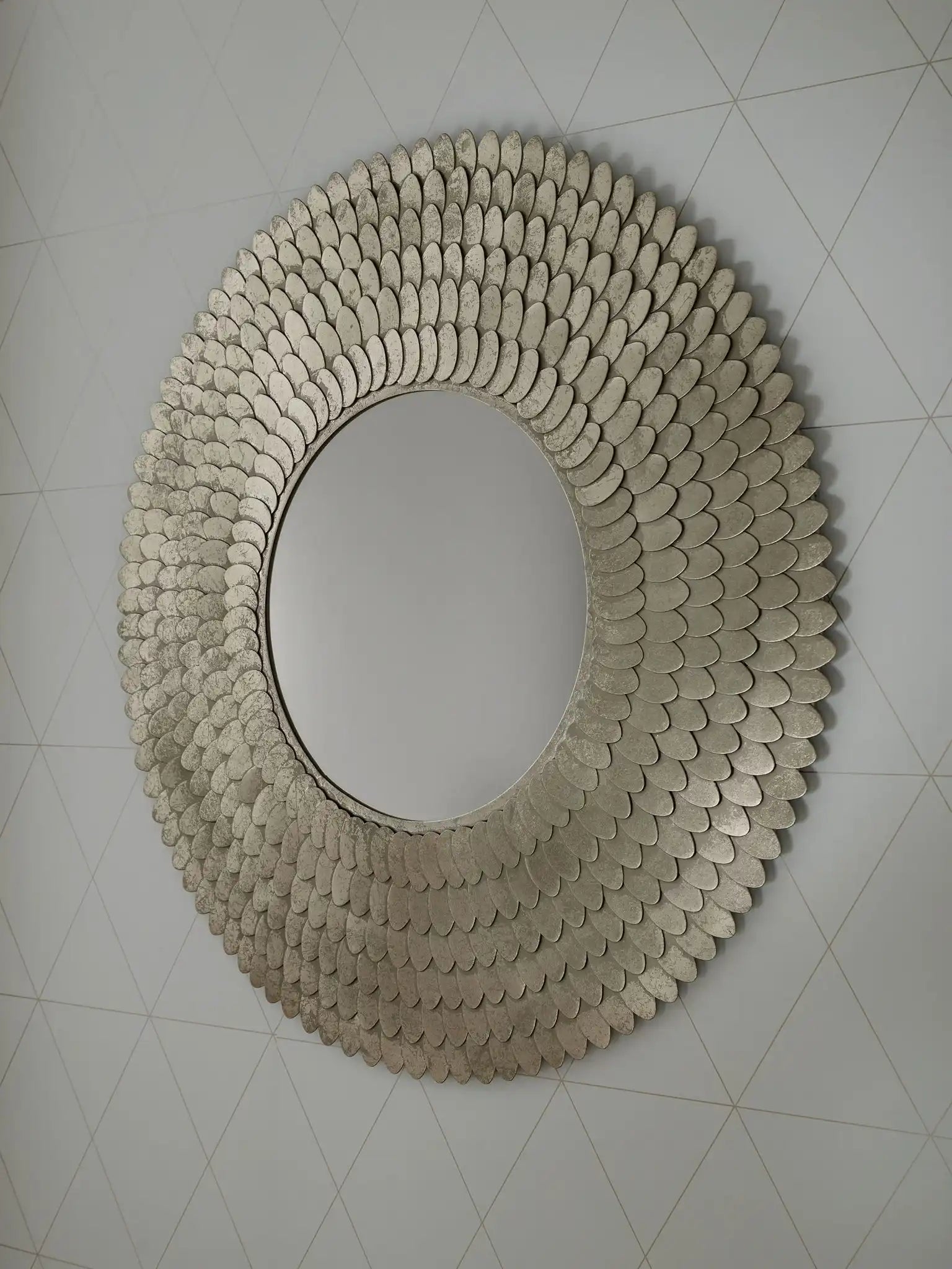 Wrightmund - Accent Mirror - Champagne Finish - Best Buy Furniture