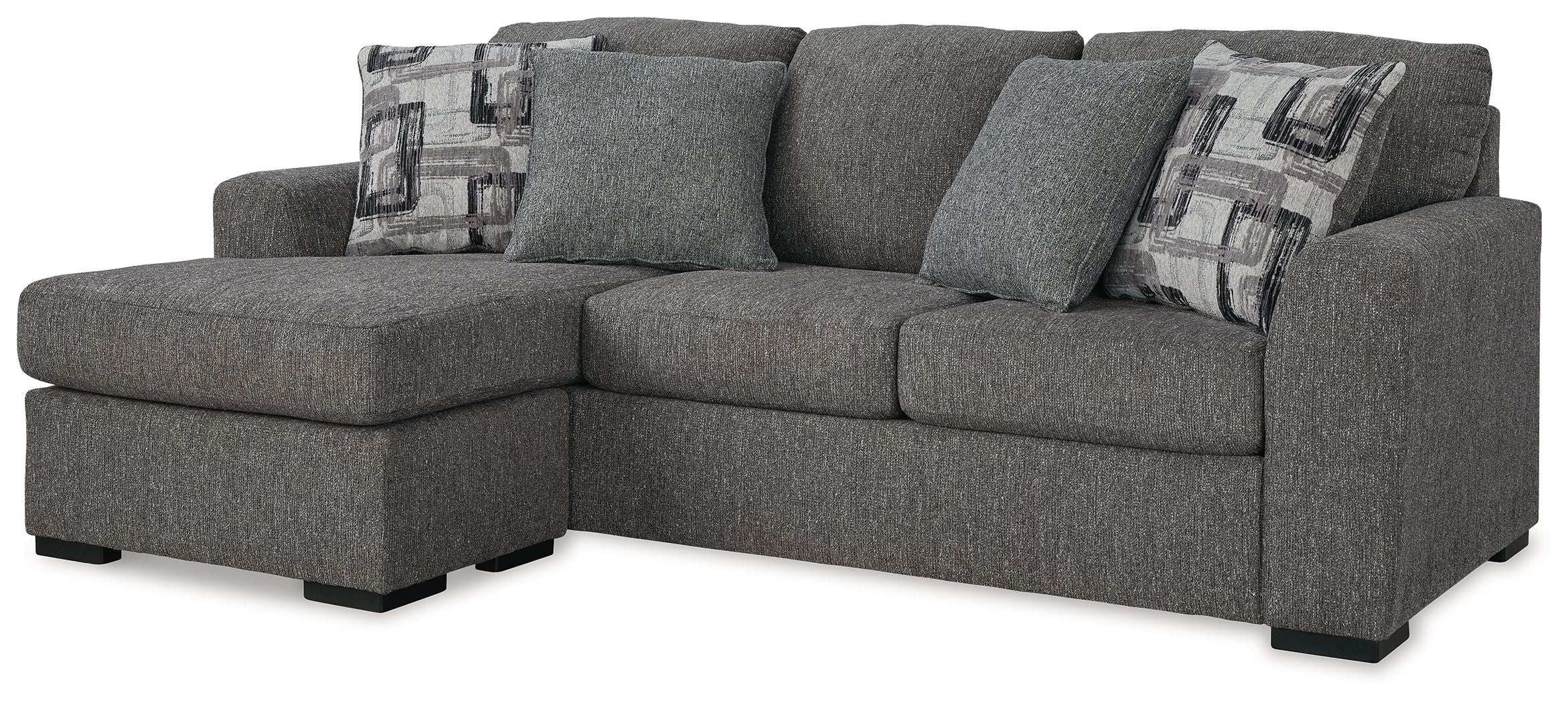 Gardiner - Sofa Chaise - Pewter - Best Buy Furniture