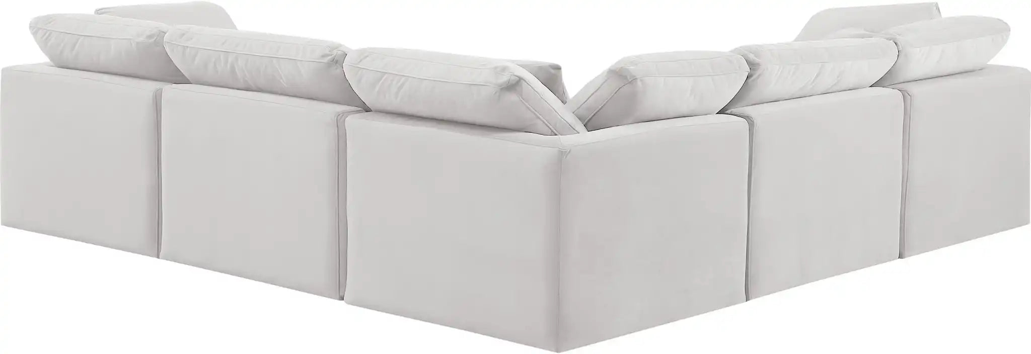 Indulge - Velvet 5 Piece Modular Corner Sectional