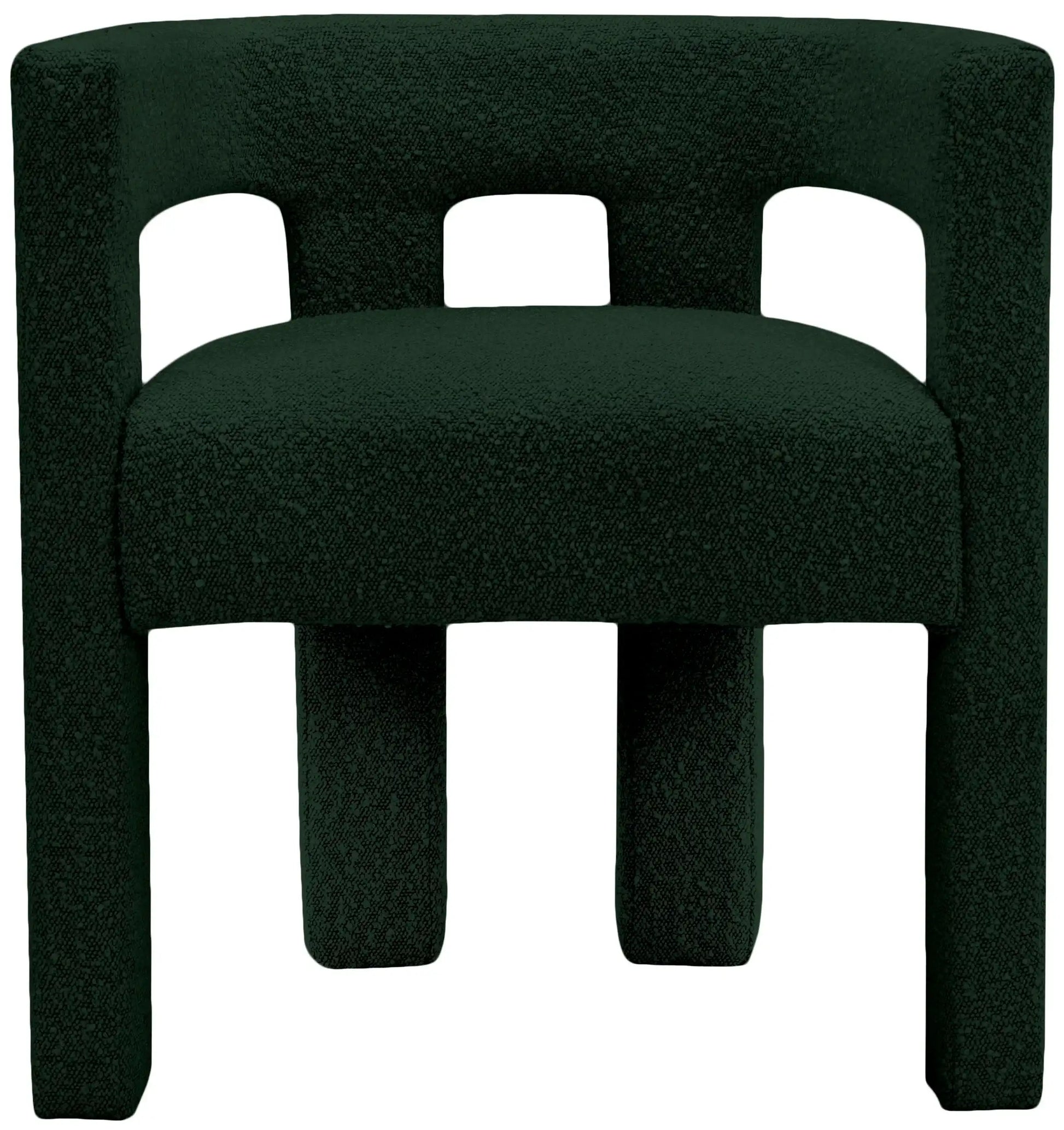 Athena - Boucle Fabric Dining Chair - Best Buy Furniture
