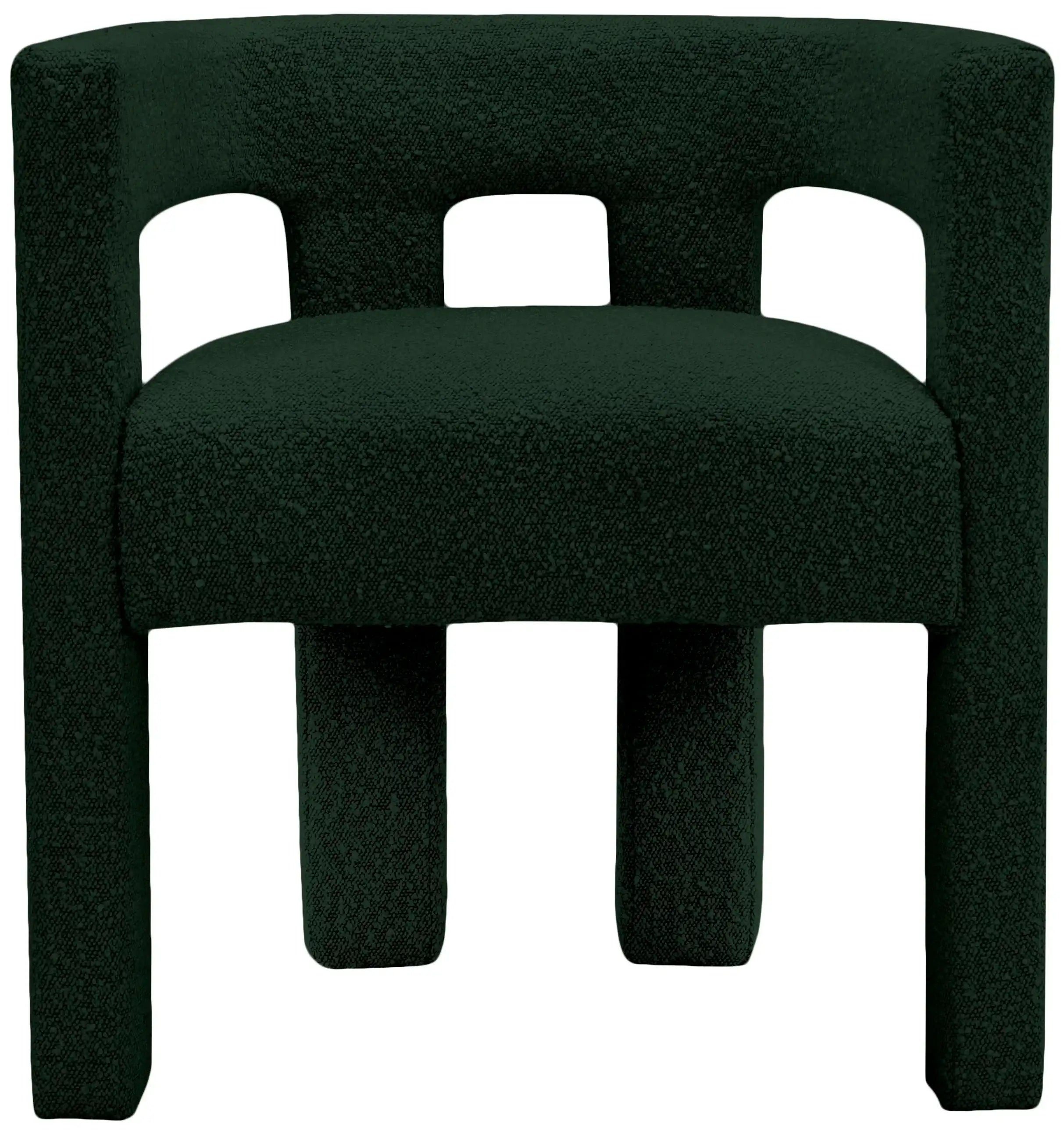 Athena - Boucle Fabric Dining Chair - Best Buy Furniture