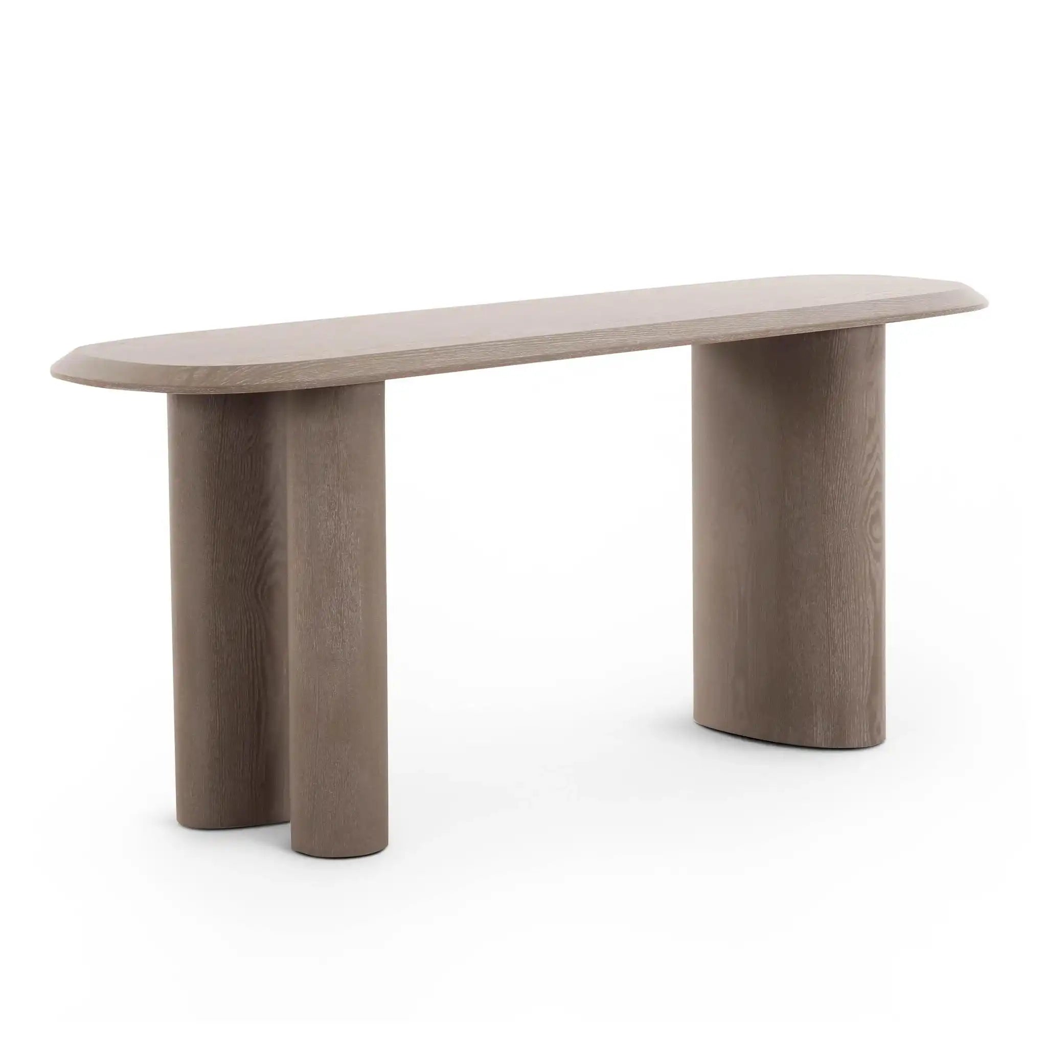 Rhema - Console Table - Washed Ash - Best Buy Furniture