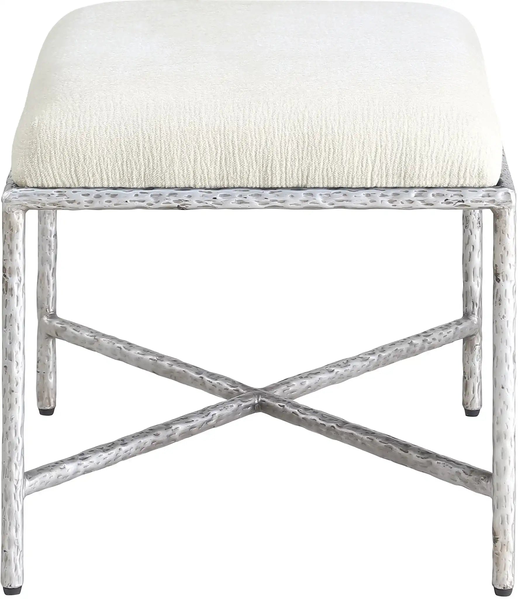 Valley - Bench With Silver Frame