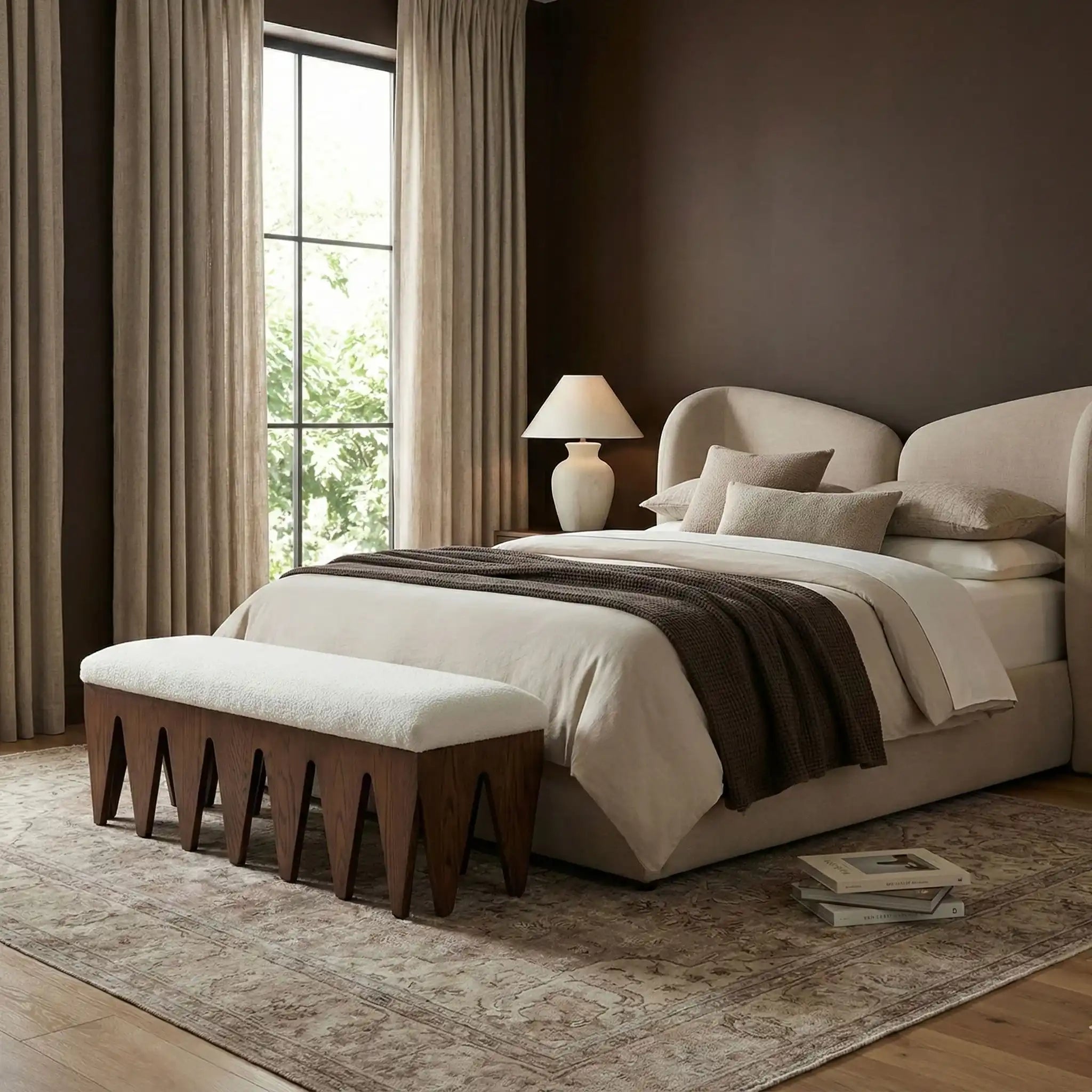 Altair - Bench - Dark Brown Base