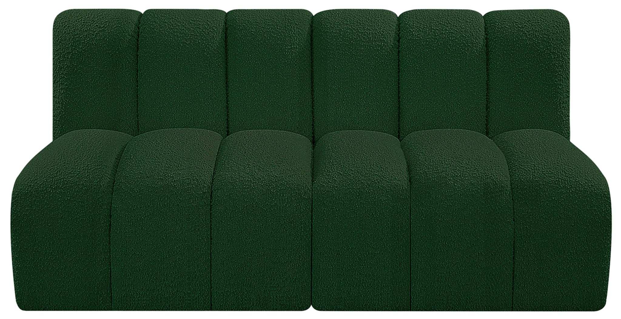 Arc - Boucle Fabric 2 Seats Modular Sofa