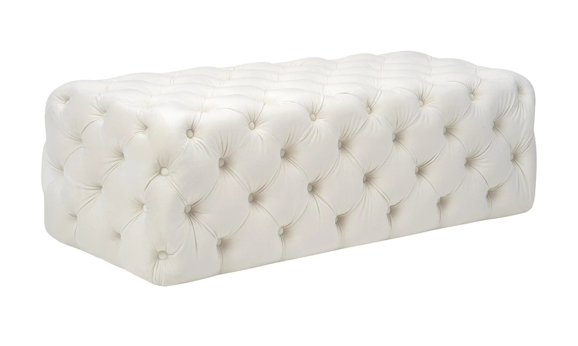 Kaylee - Velvet Ottoman - Best Buy Furniture