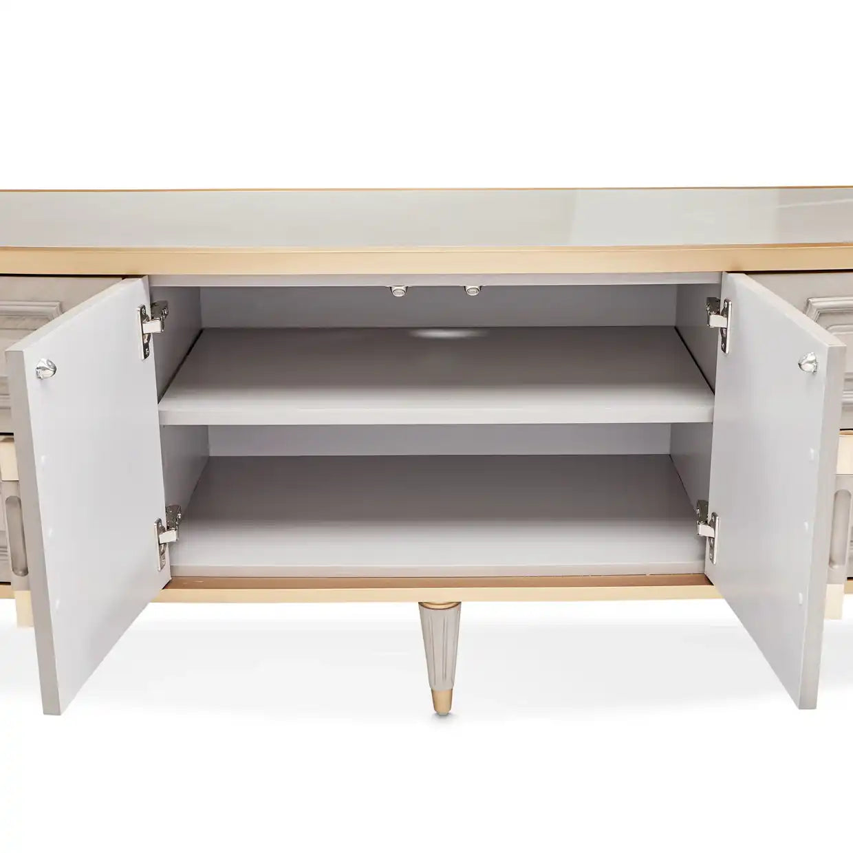 St. Charles - Media Cabinet - Dove Gray - Best Buy Furniture