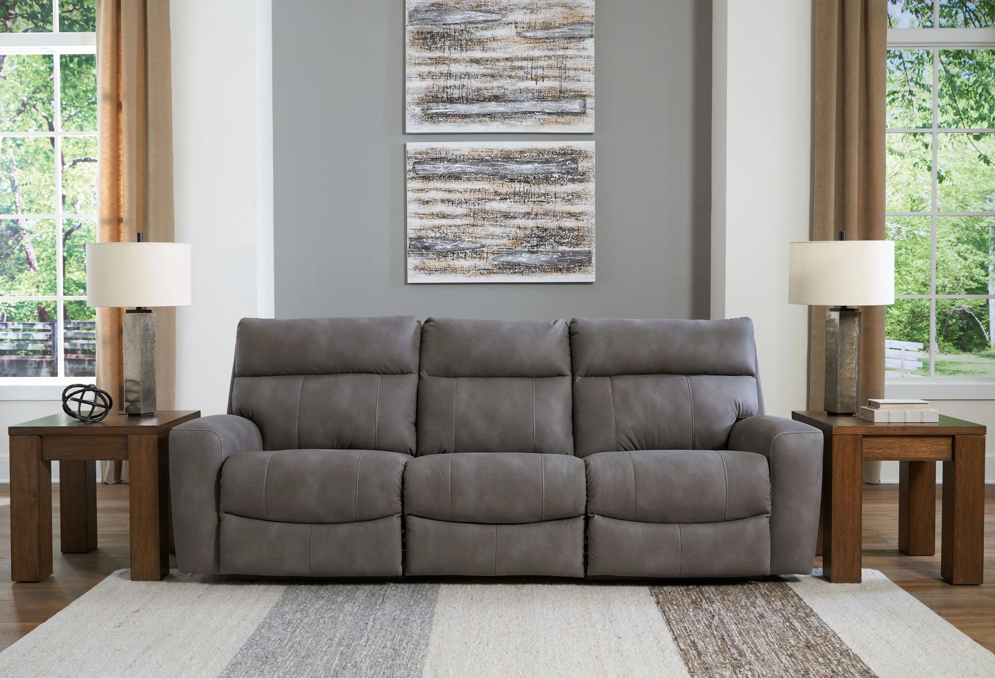 Next-Gen Durapella - Reclining Sectional - Best Buy Furniture