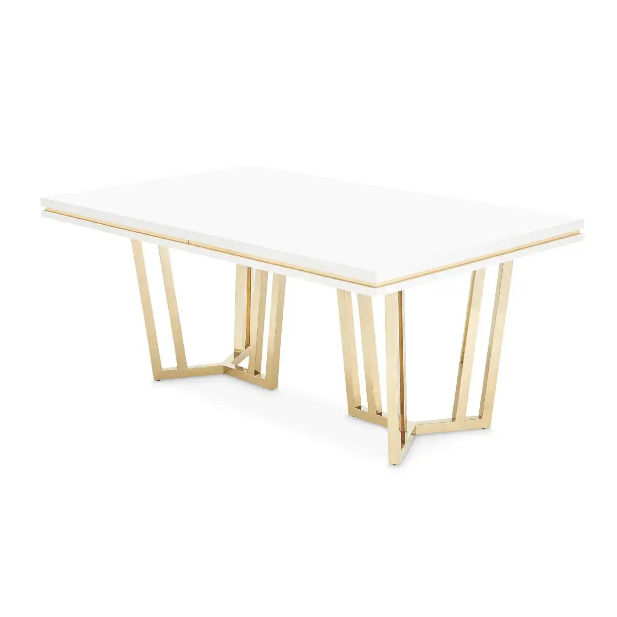 Palm Gate - Rectangular Dining Table - Cloud White - Best Buy Furniture