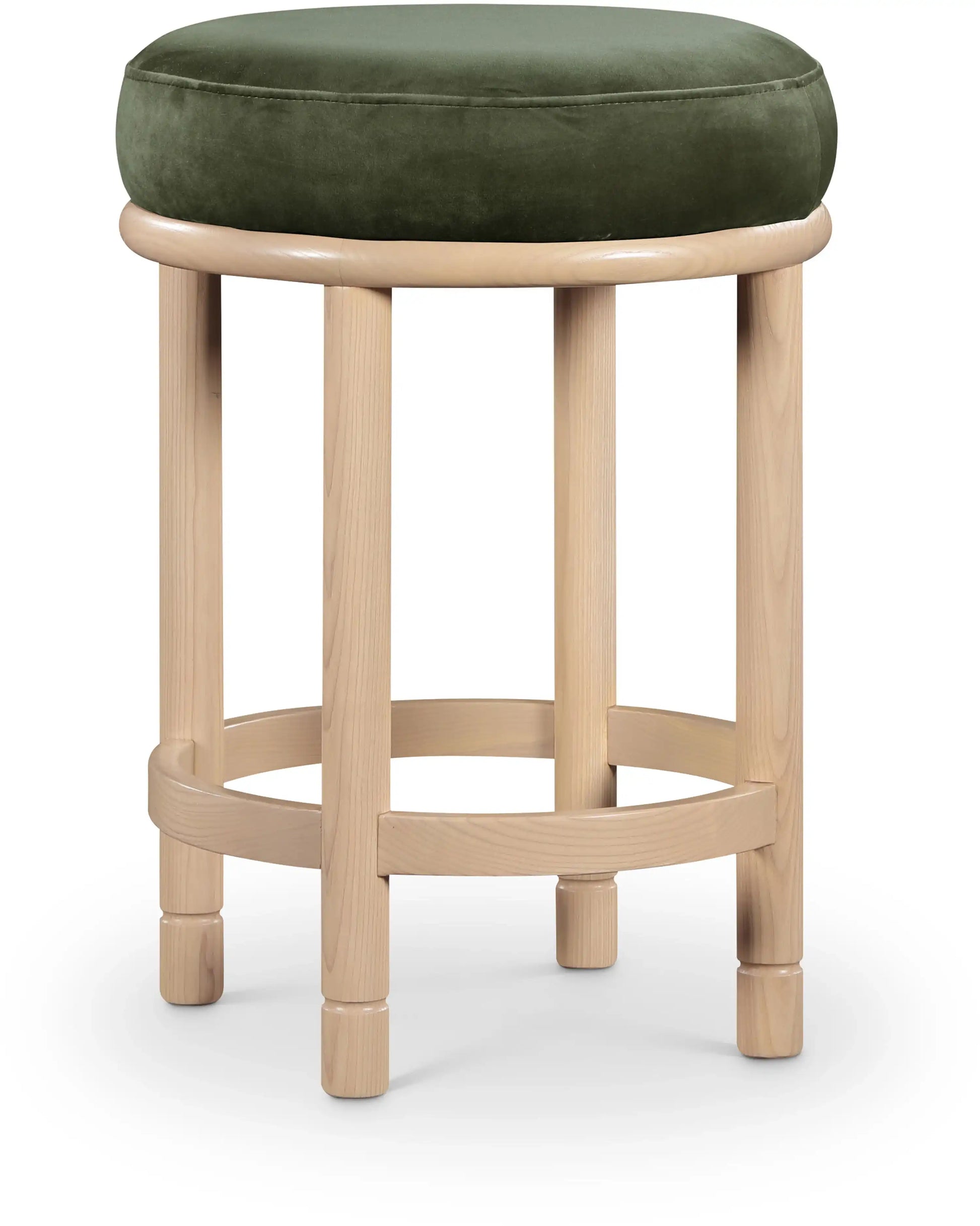 Monette - Counter Stool With Natural Base - Best Buy Furniture