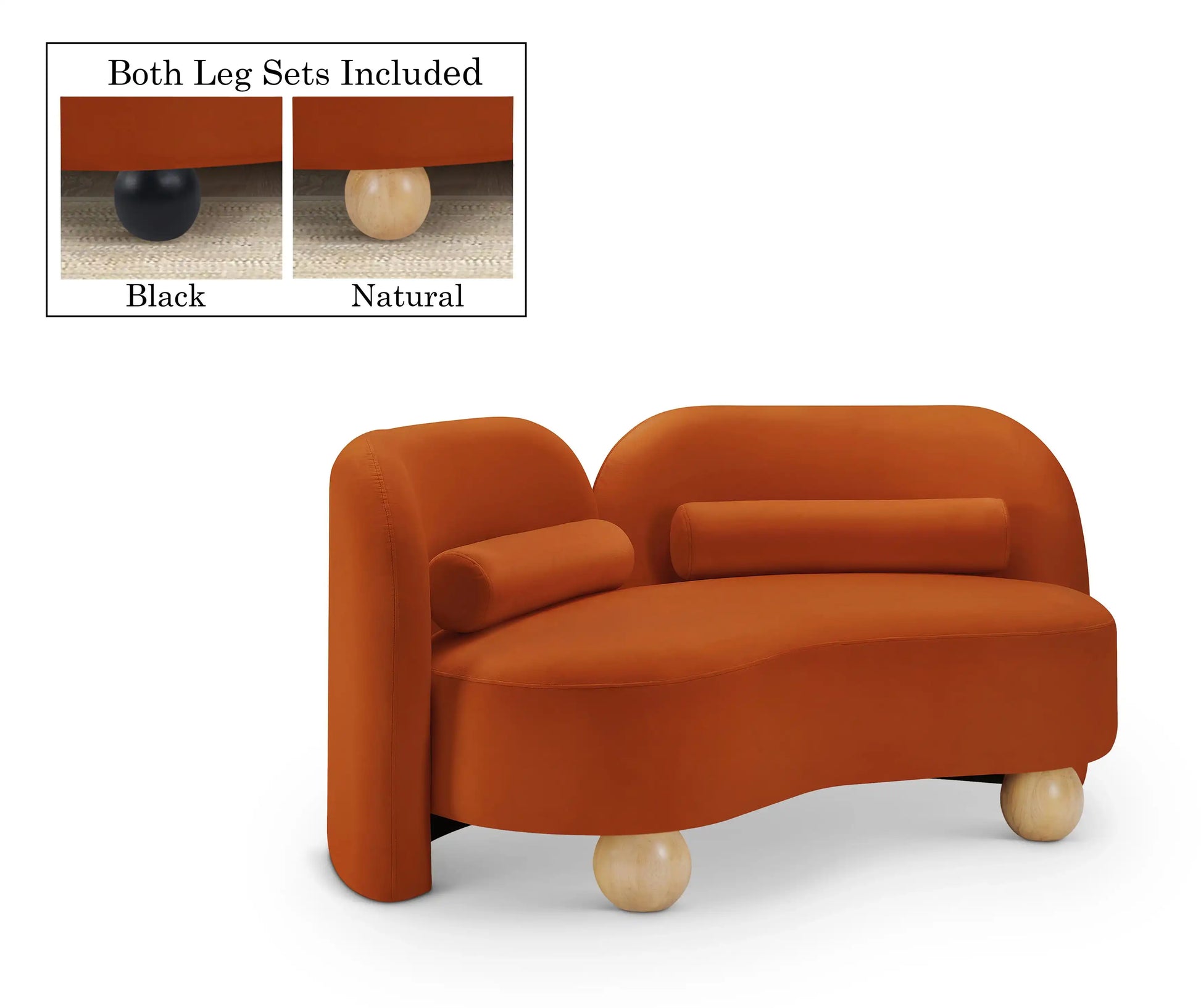 Daphne - Velvet Loveseat - Best Buy Furniture