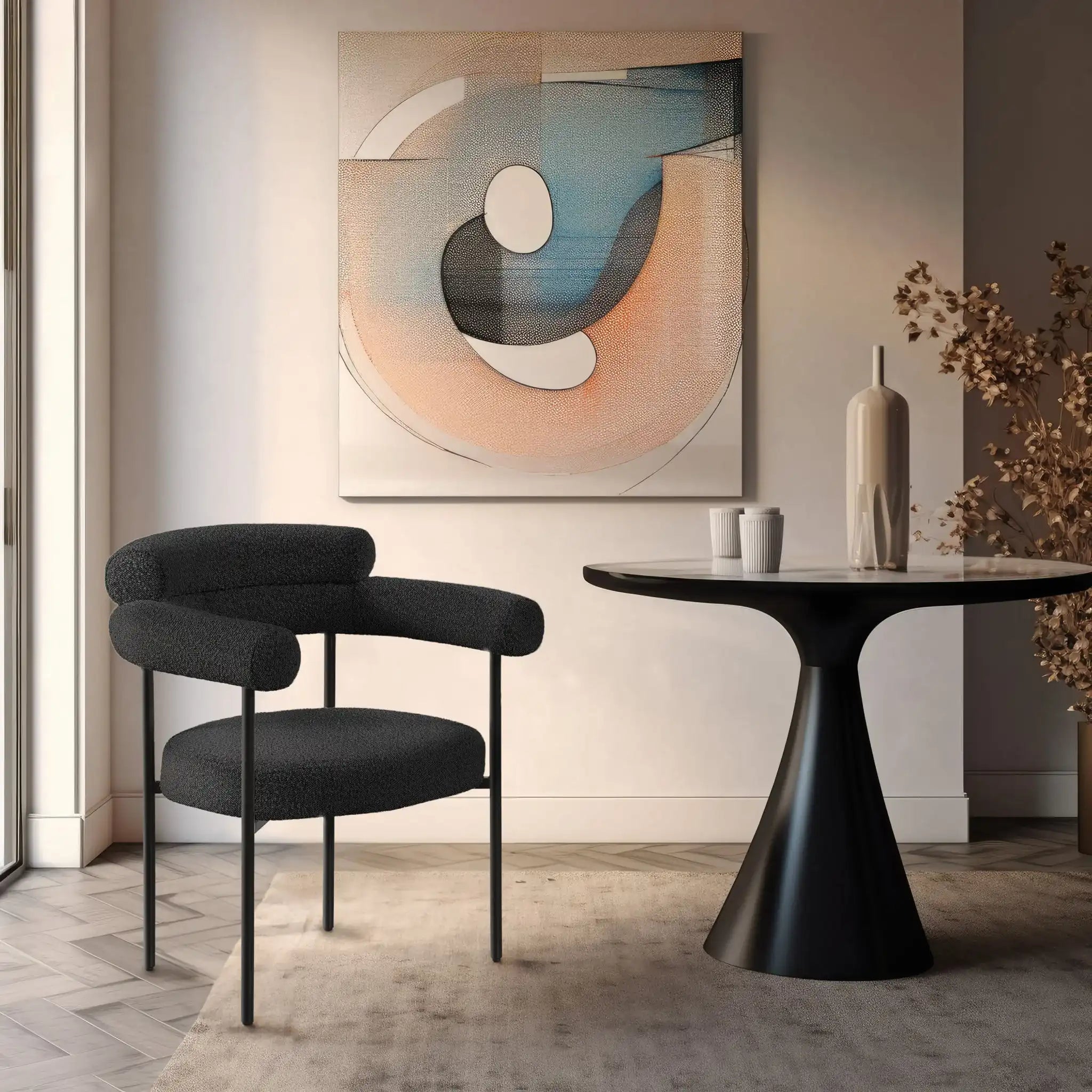 Blake - Dining Chair With Black Legs (Set of 2)