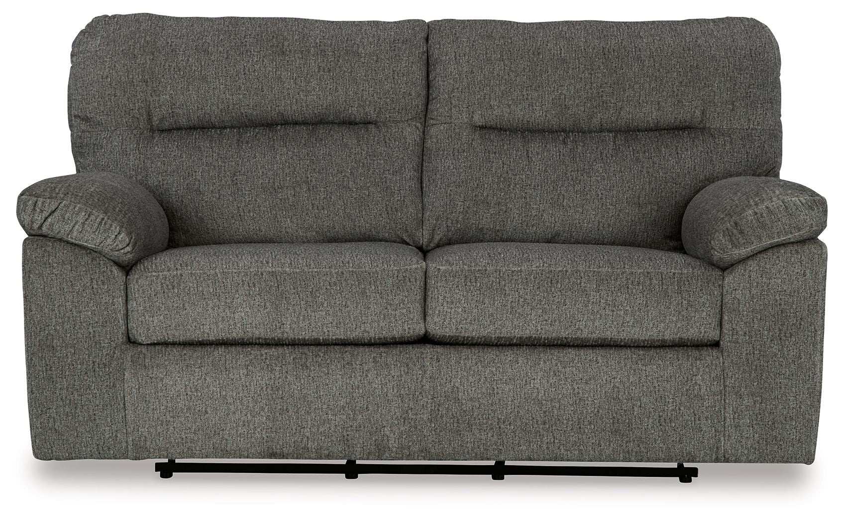 Bindura - Glider Loveseat - Mineral - Best Buy Furniture
