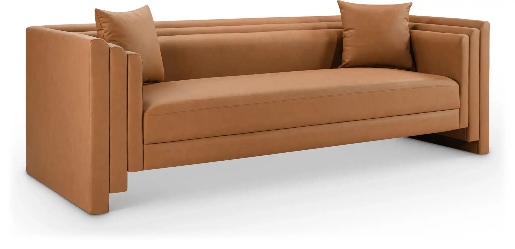 Everett - Vegan Leather Upholstered Sofa - Best Buy Furniture