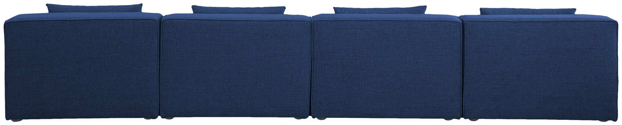 Cube - Linen Modular 4 Seat Armless Sofa