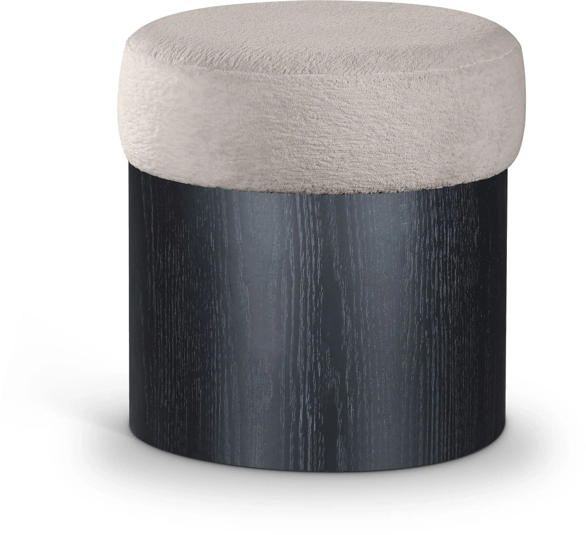 Nimes - Ottoman / Stool With Black Base - Best Buy Furniture